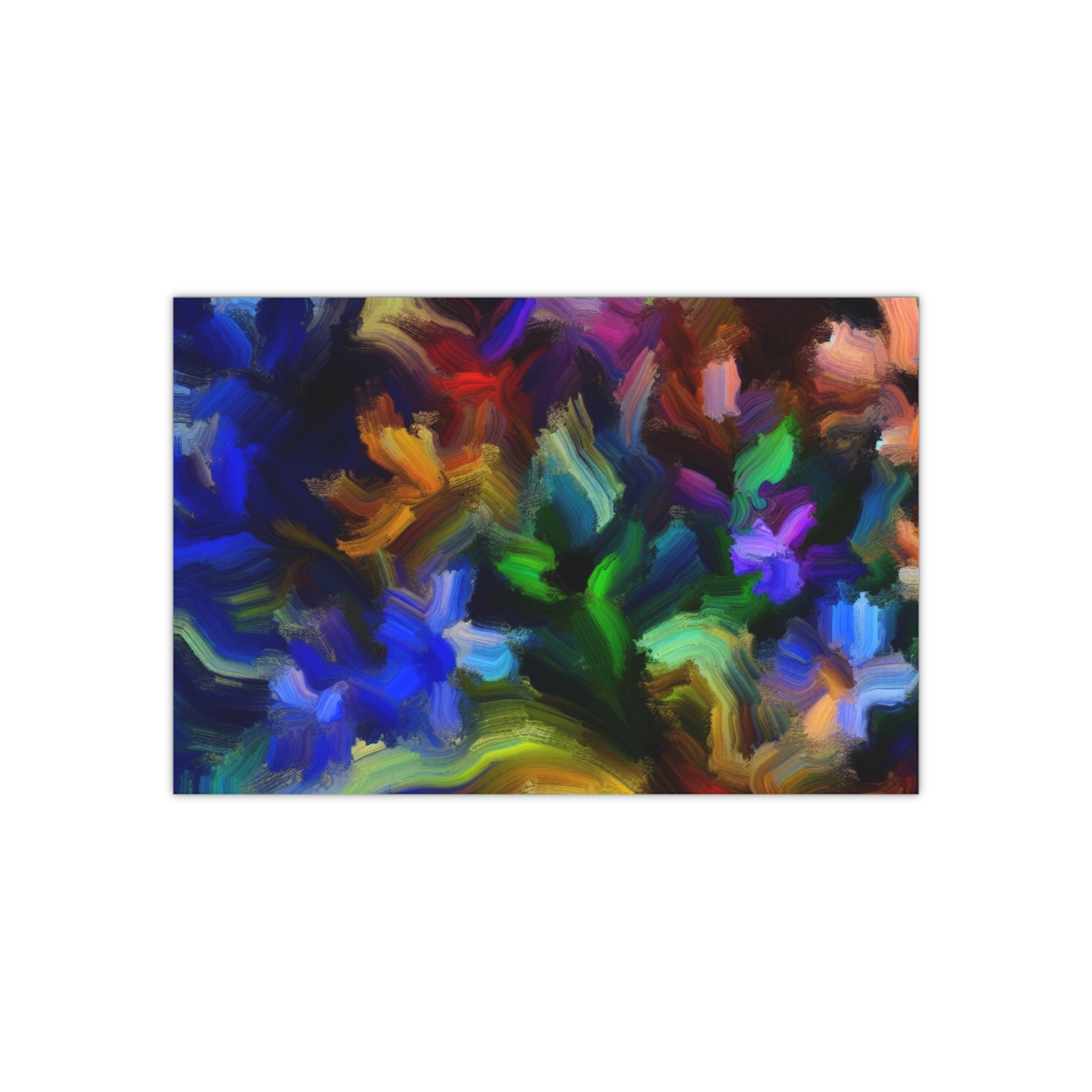 Vibrant Whispers of Flora | Satin Print