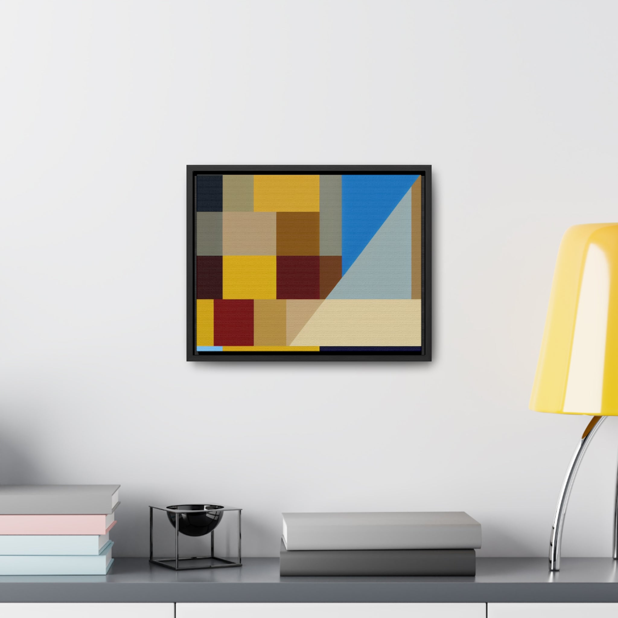 Colorful Geometric Symphony | Framed Canvas