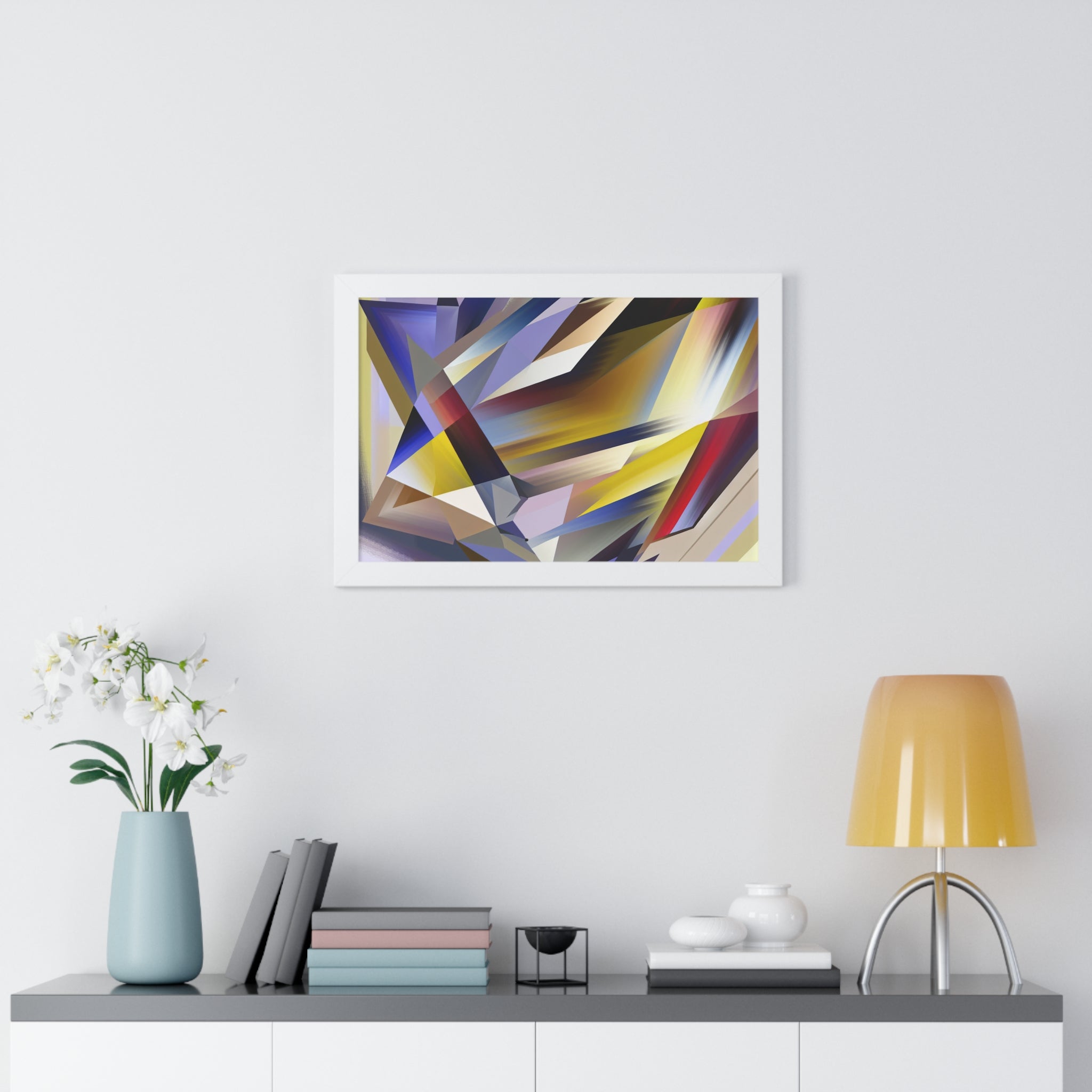 Velocity and Color Harmony | Framed Print