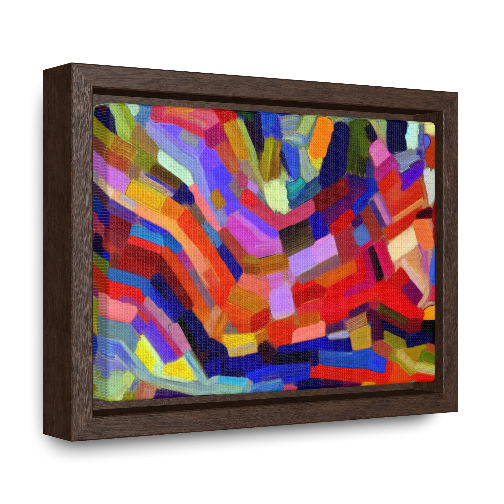 Vivid Echoes in Motion | Framed Canvas