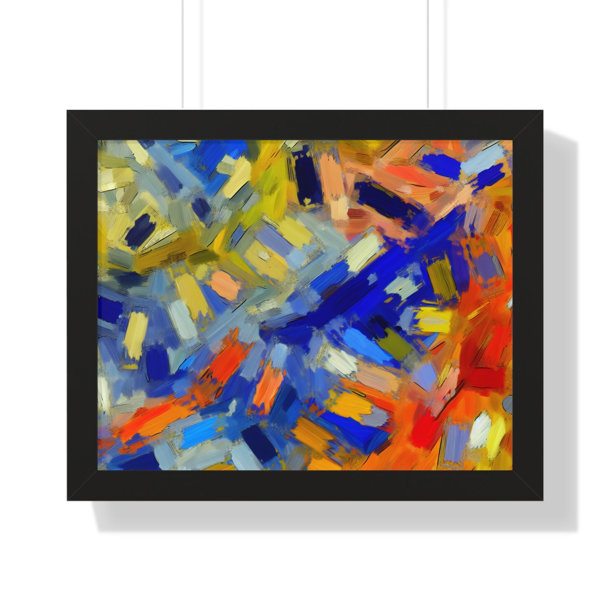 Chromatic Dance of Emotion | Framed Print