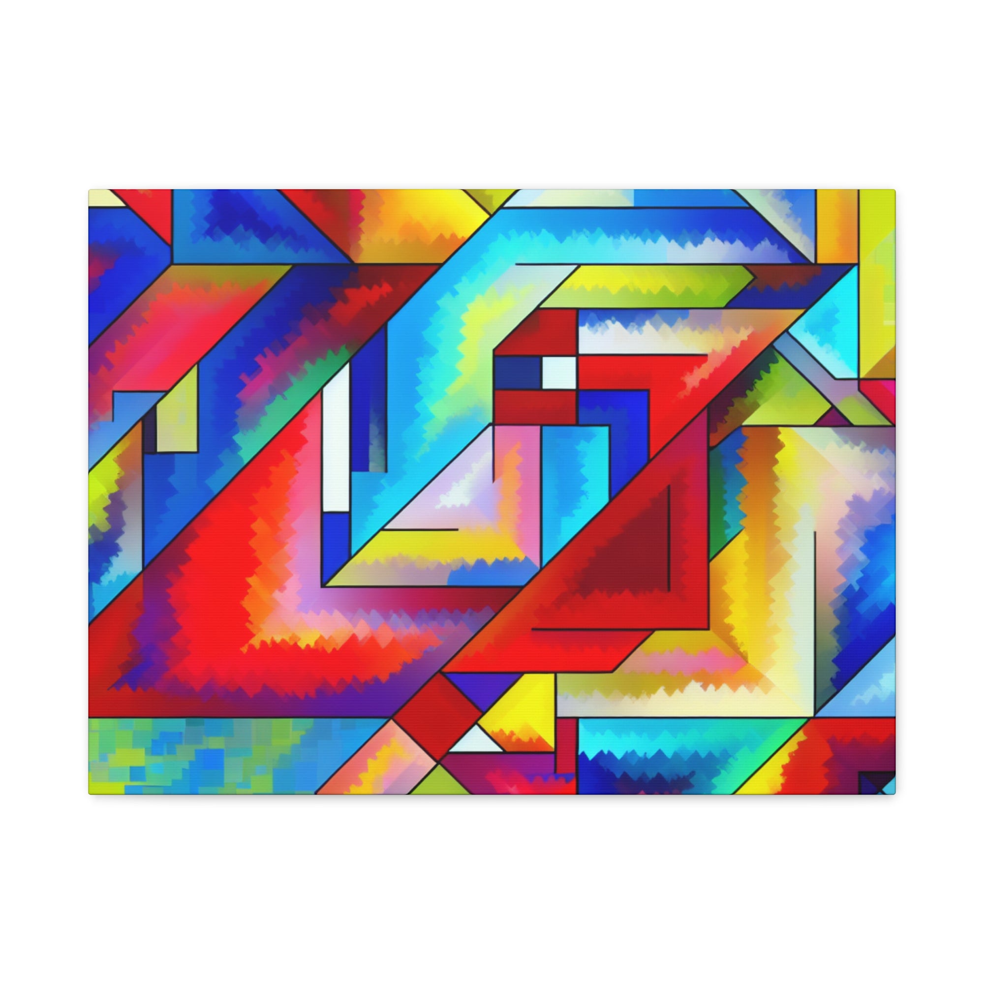 Energetic Harmony in Shapes | Canvas