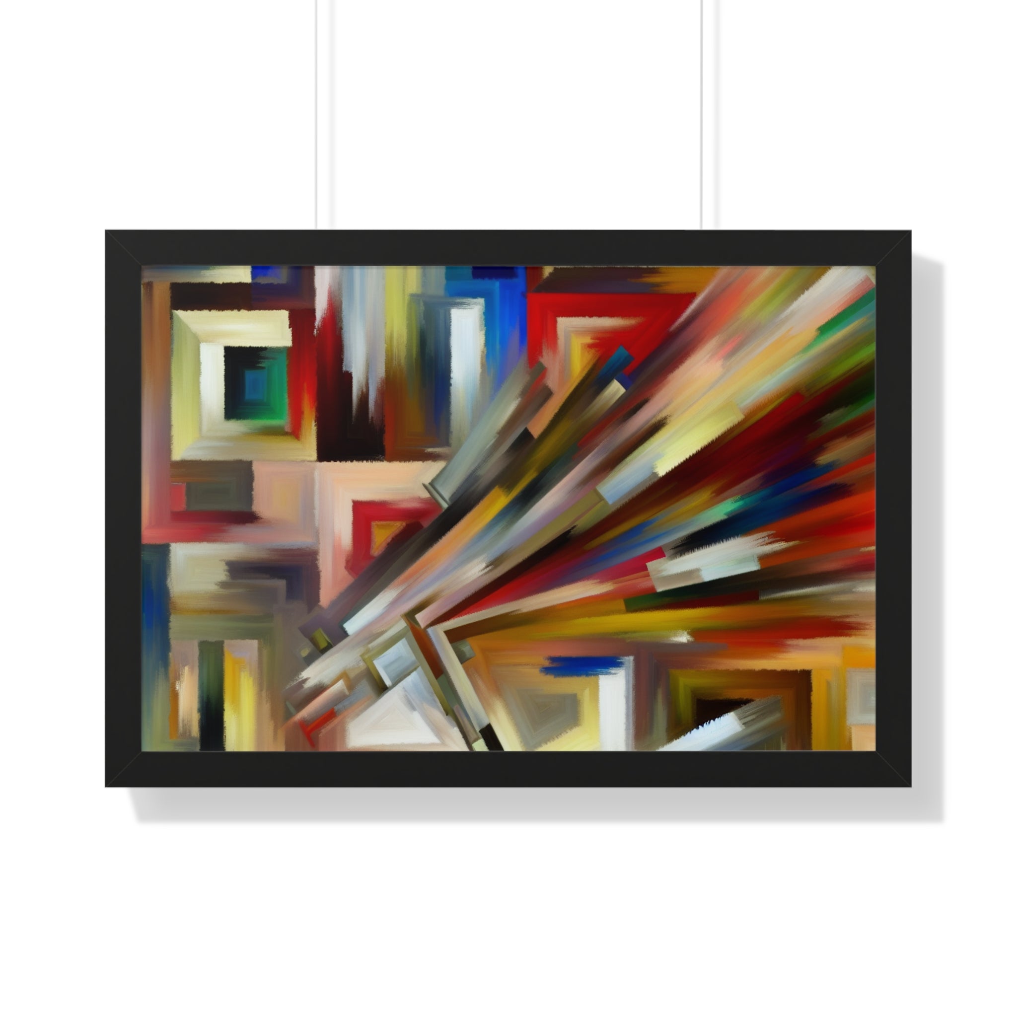 Urban Velocity and Chaos | Framed Print