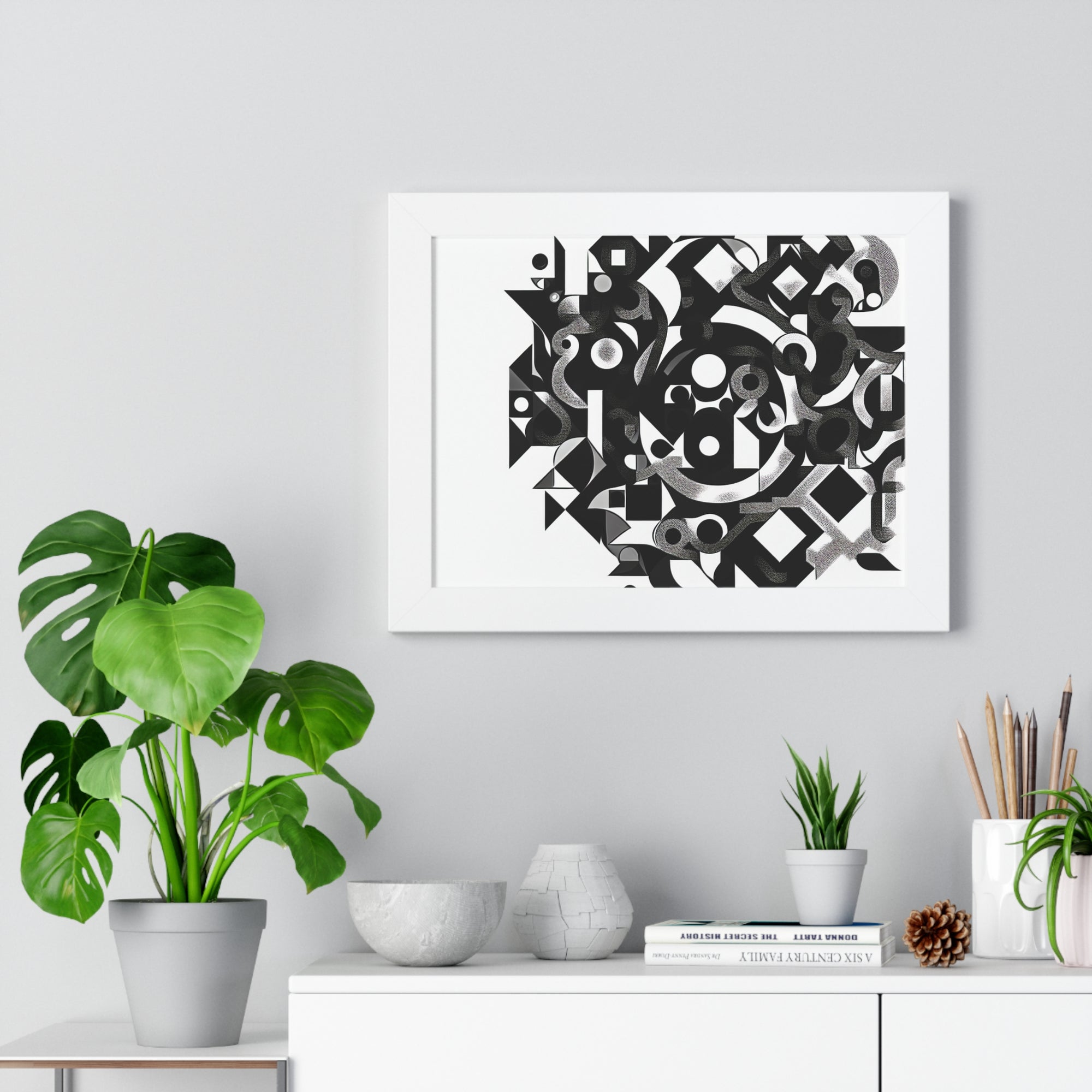 Eclipse of Contrast | Framed Print