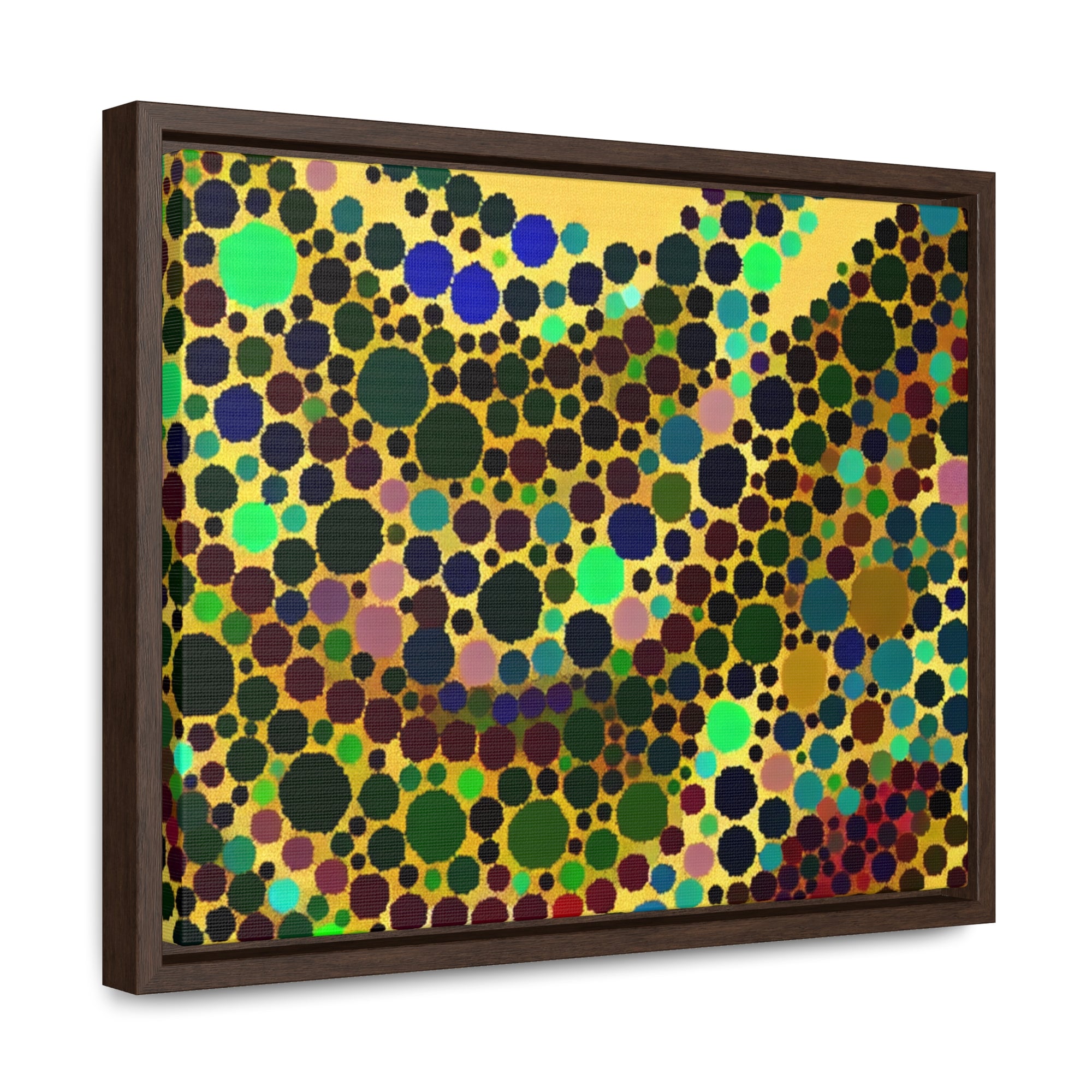 Circles of Cosmic Flow | Framed Canvas