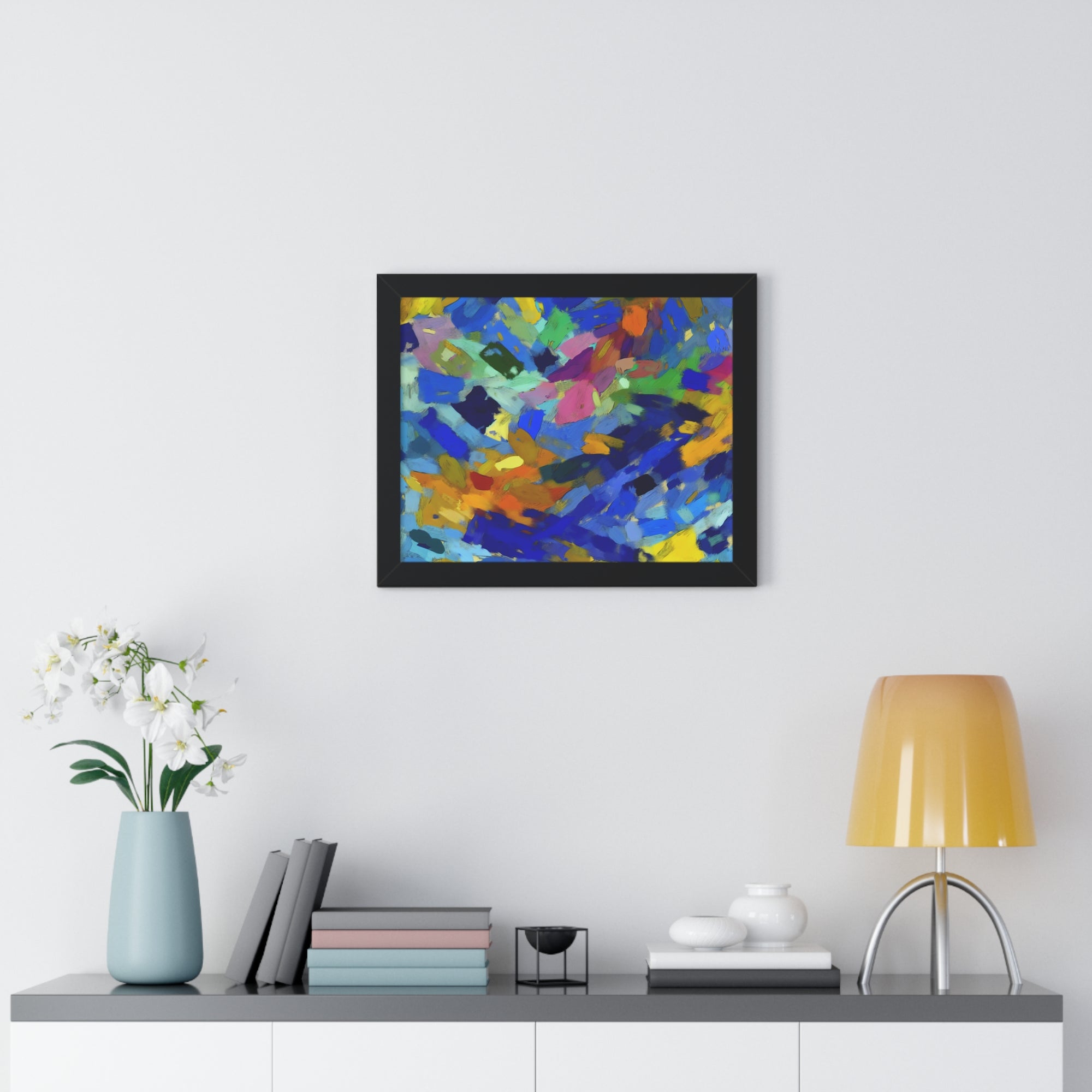 Elysian Whirl and Drift | Framed Print