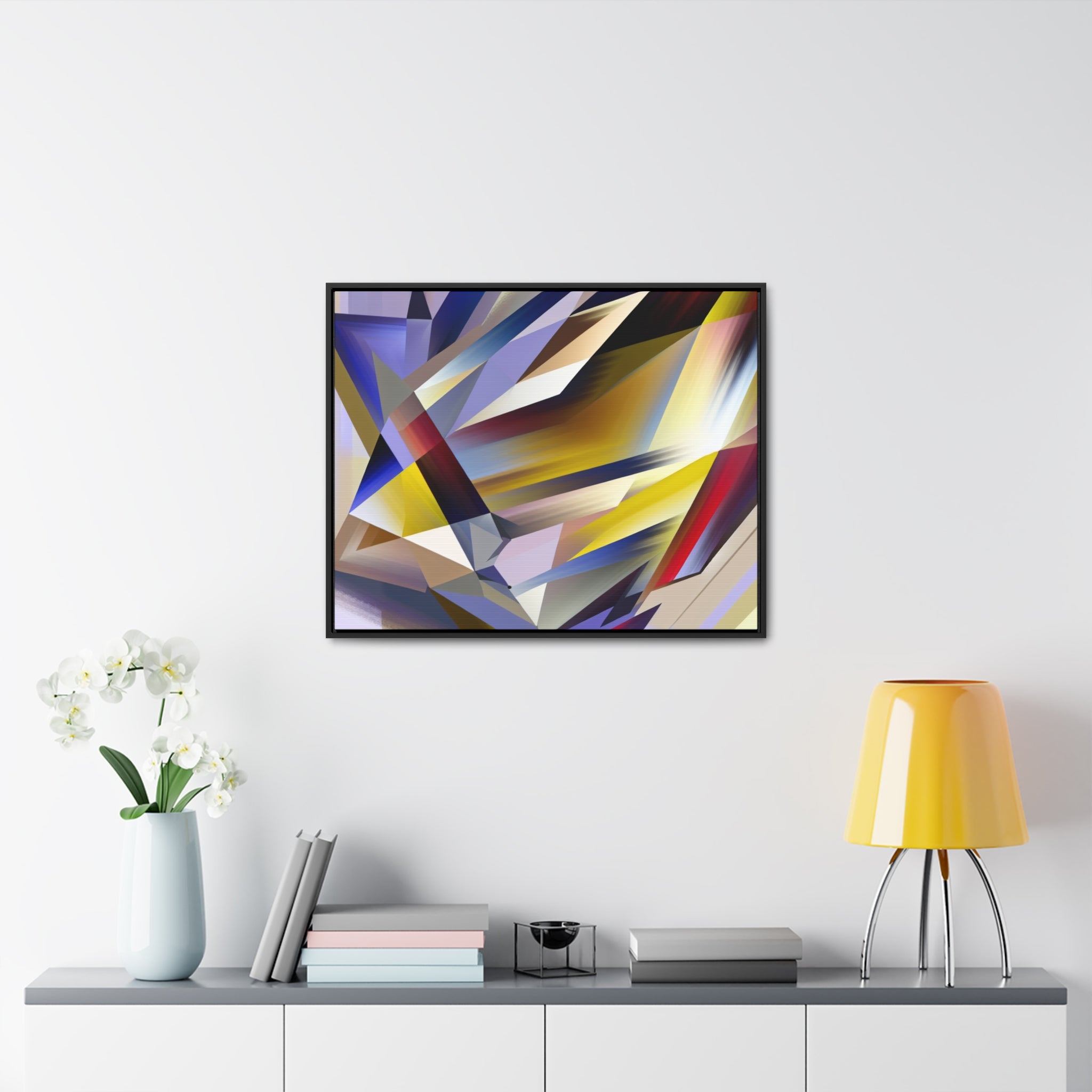 Velocity and Color Harmony | Framed Canvas