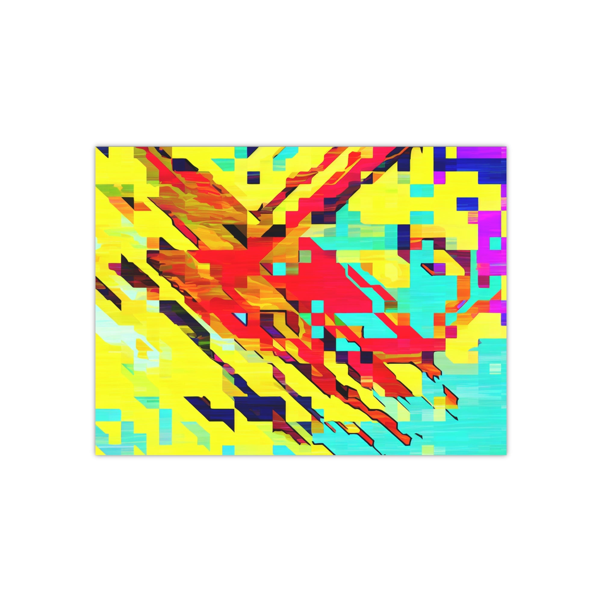 Euphoria in Pixels | Satin Print