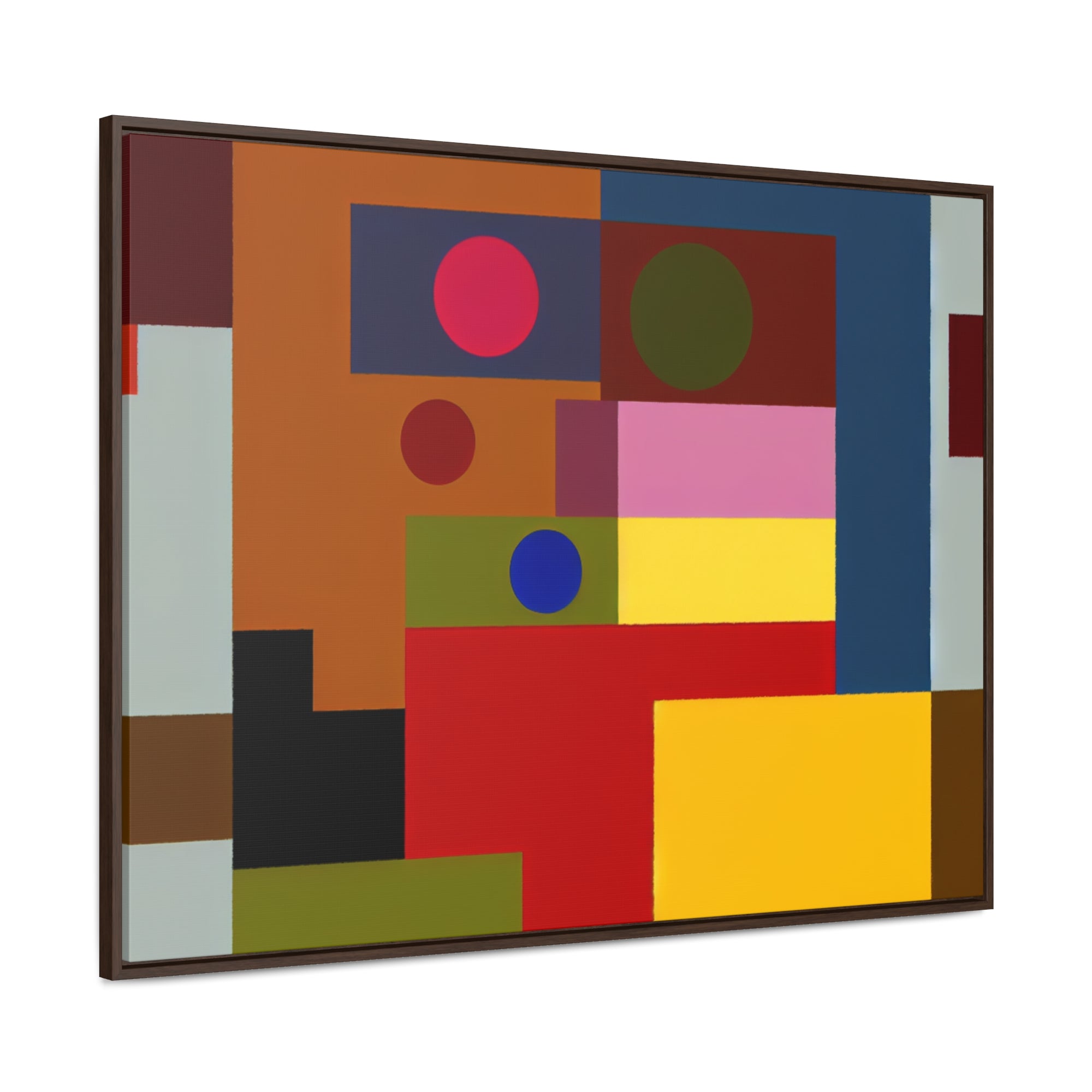 Radiant Geometry Unveiled | Framed Canvas