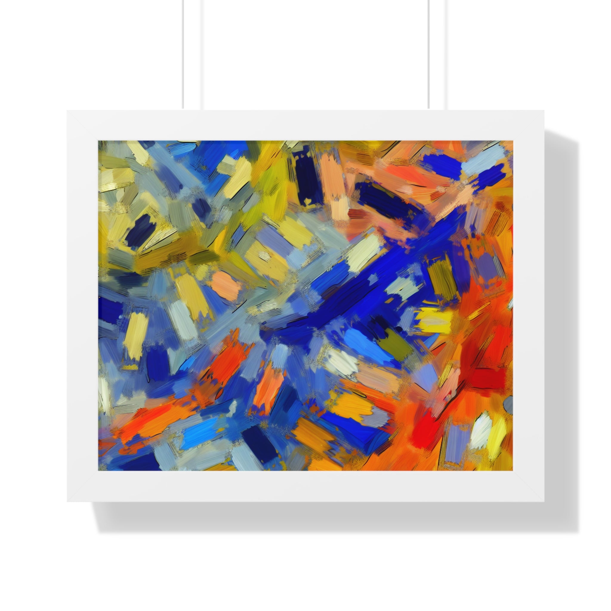 Chromatic Dance of Emotion | Framed Print