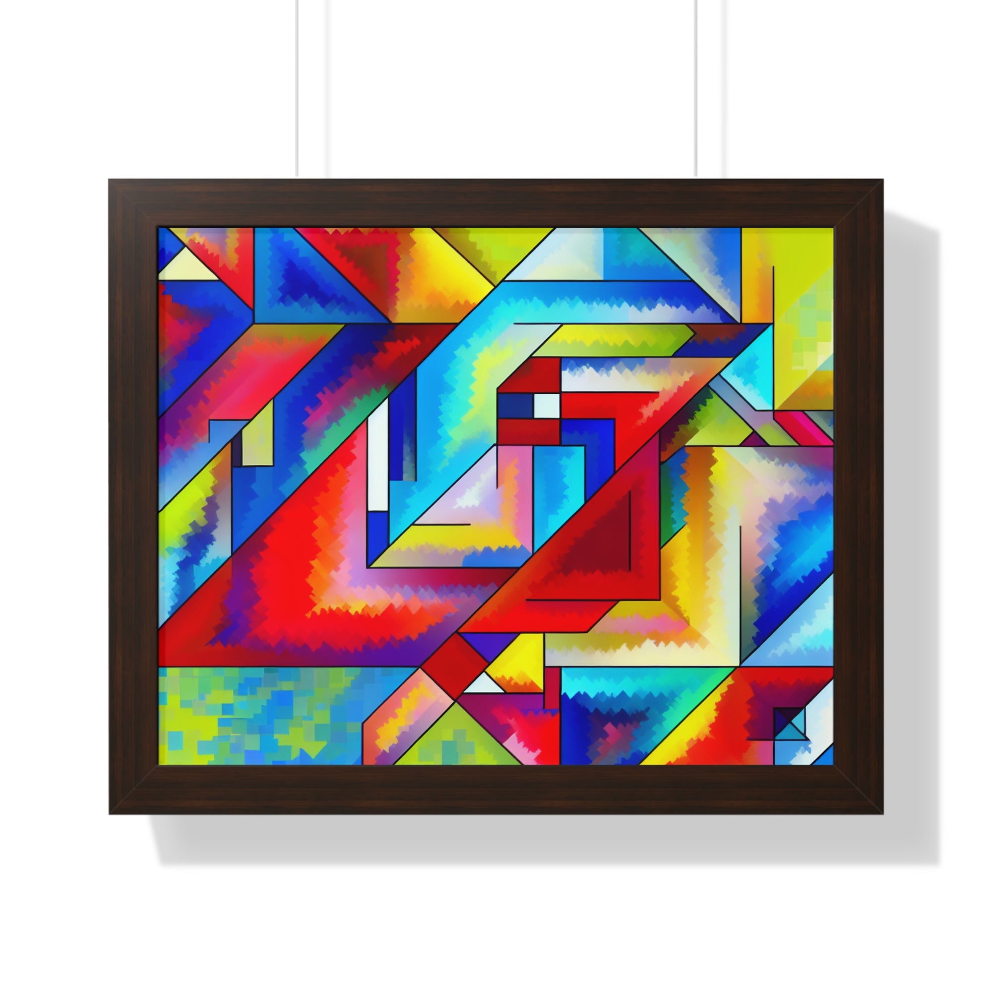 Energetic Harmony in Shapes | Framed Print