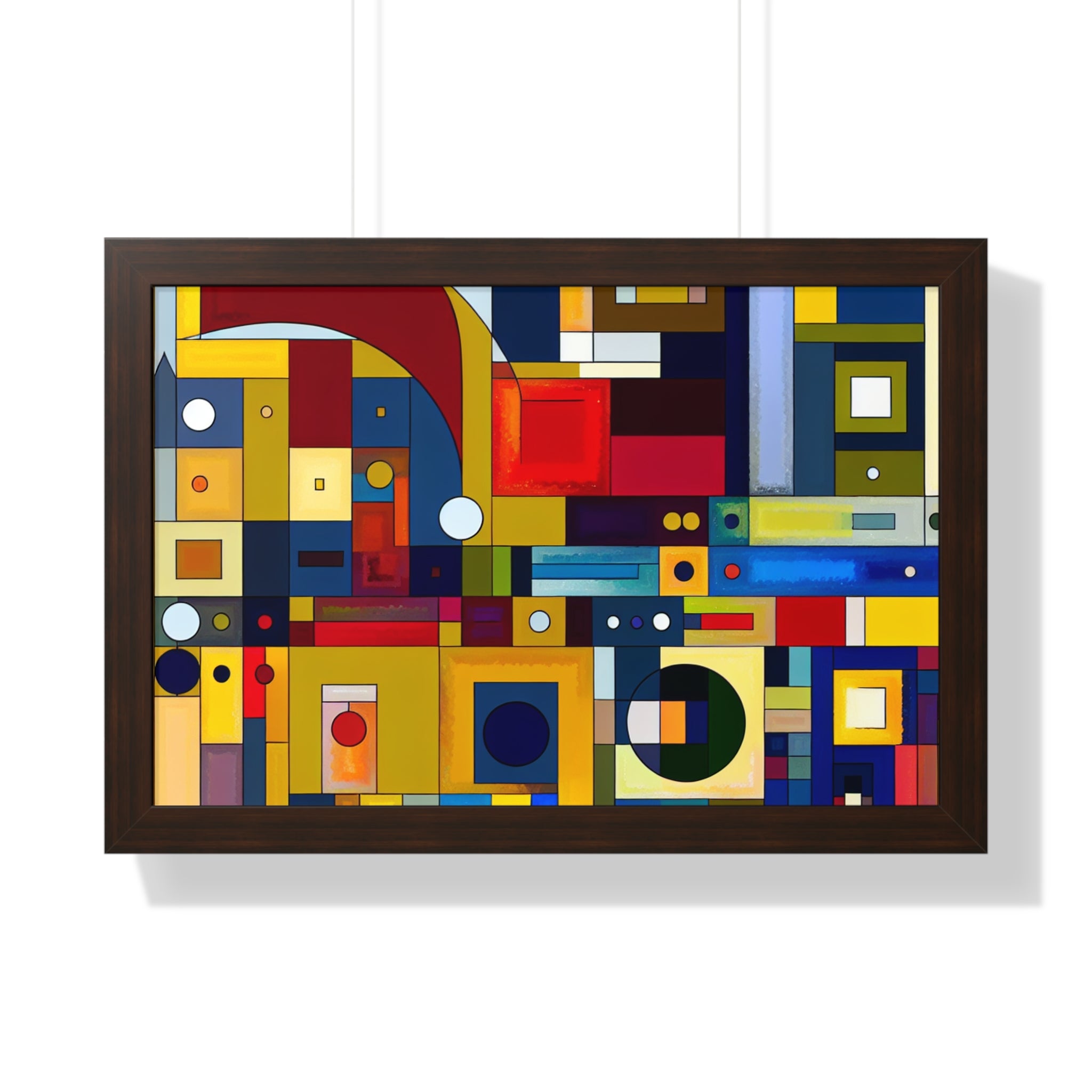 Chromatic Intersections | Framed Print