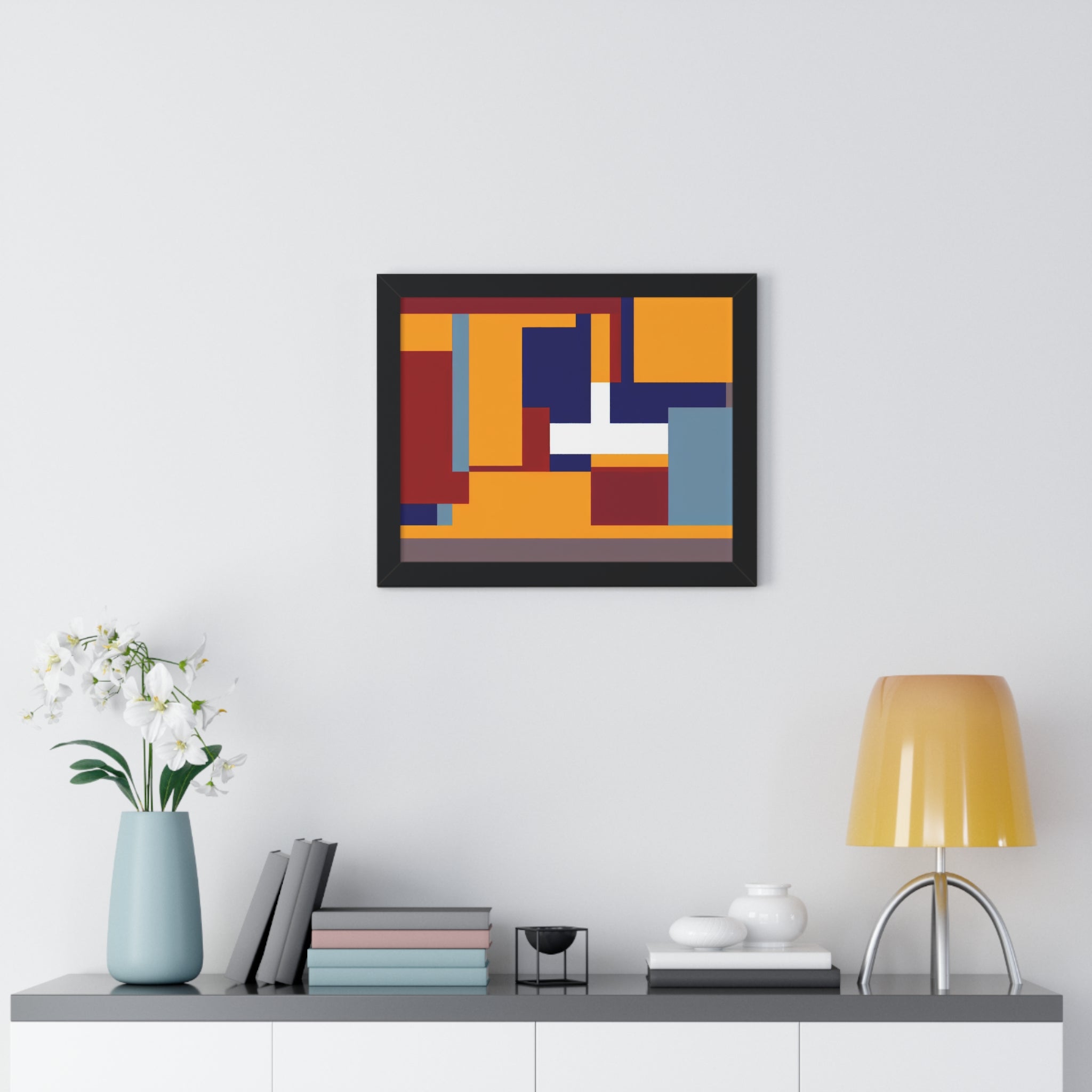 Harmony in Geometry | Framed Print