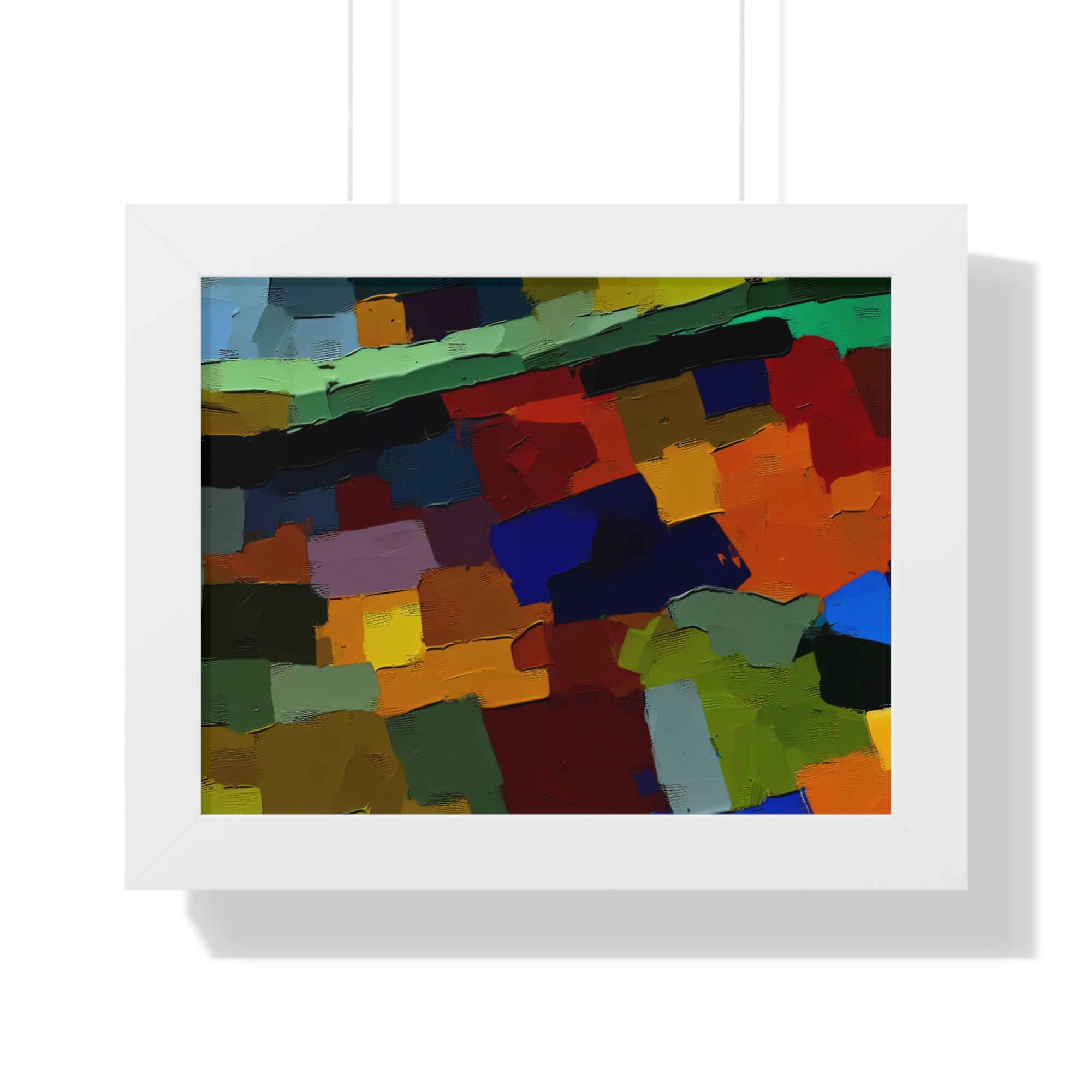 Chromatic Drift and Depth | Framed Print