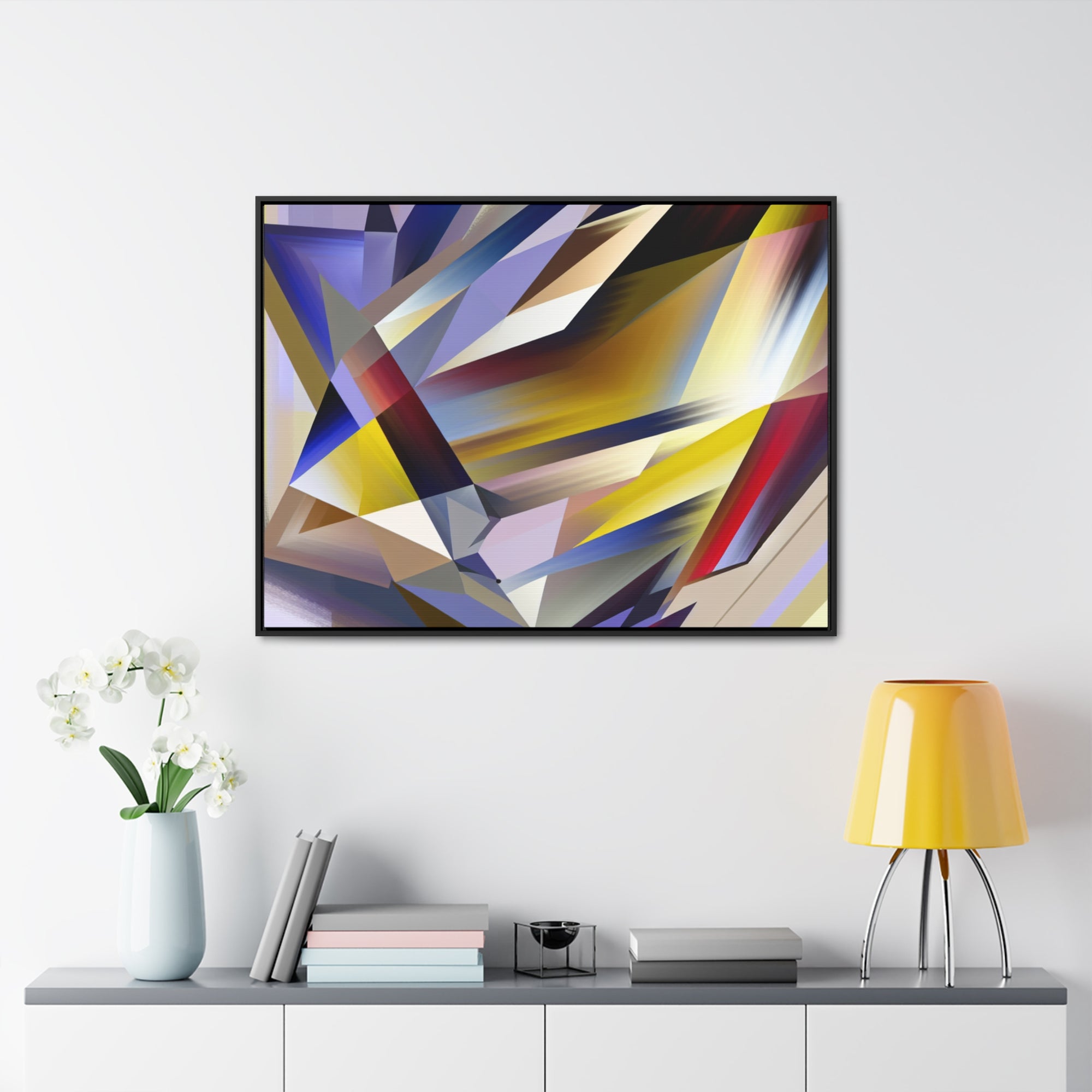 Velocity and Color Harmony | Framed Canvas