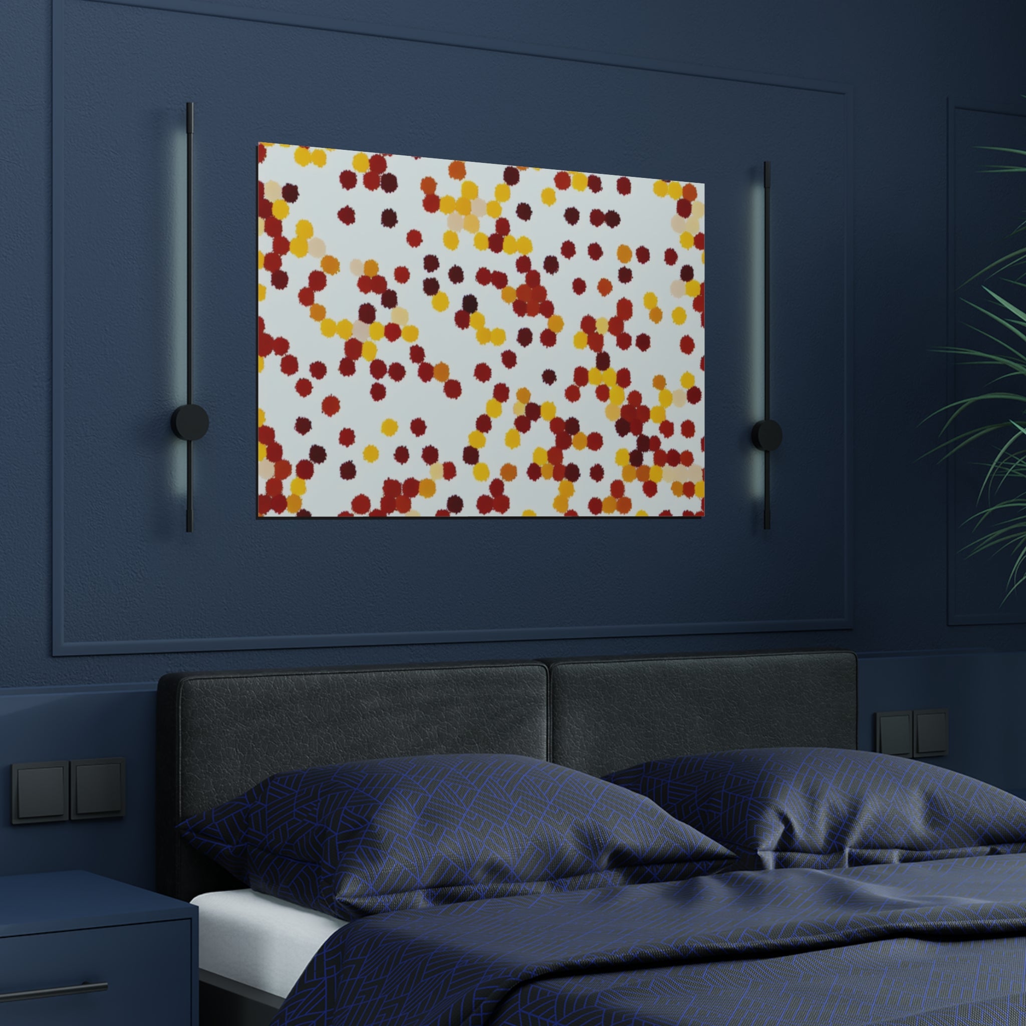 Ebullient Dots of Harmony | Satin Print