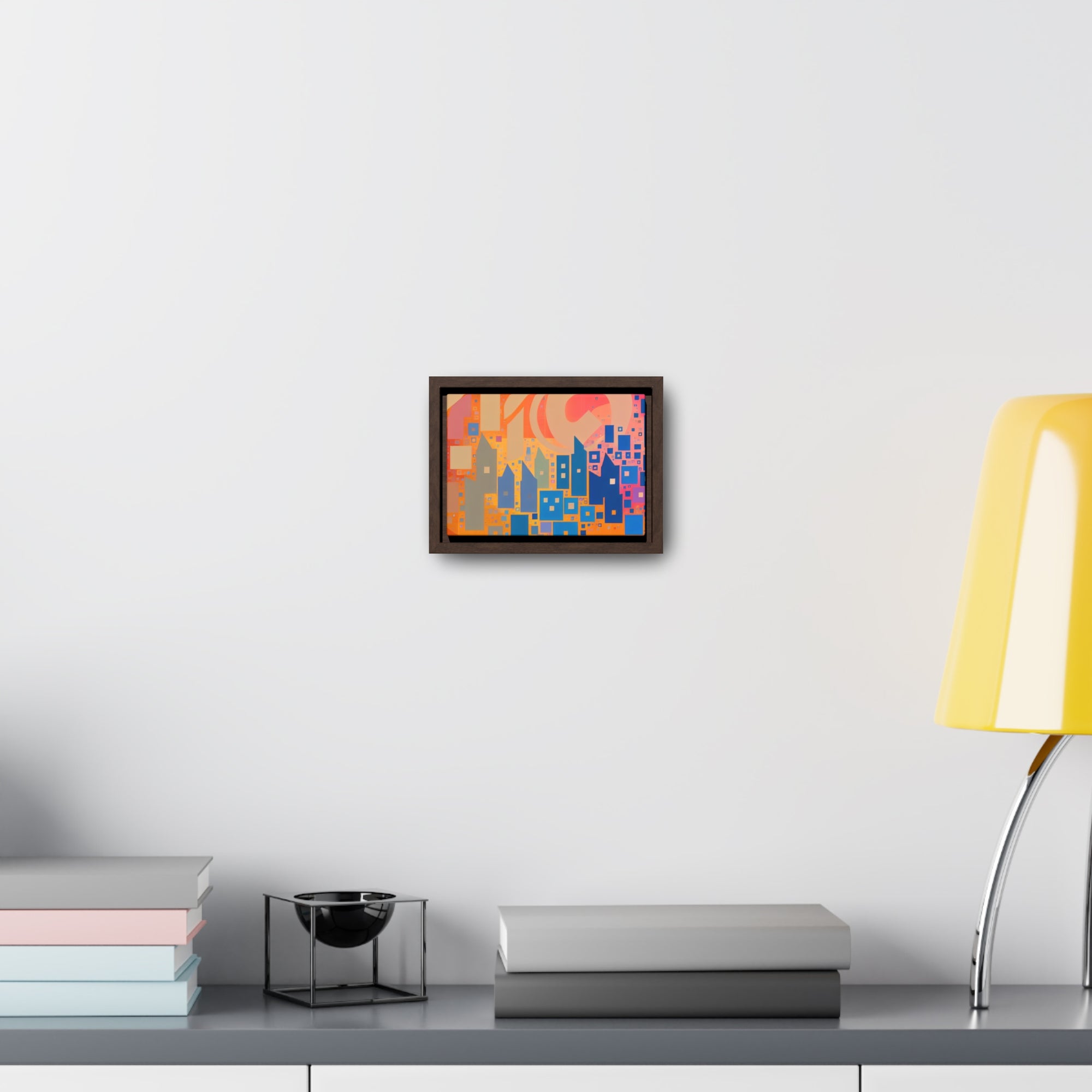 Metropolis in Motion | Framed Canvas