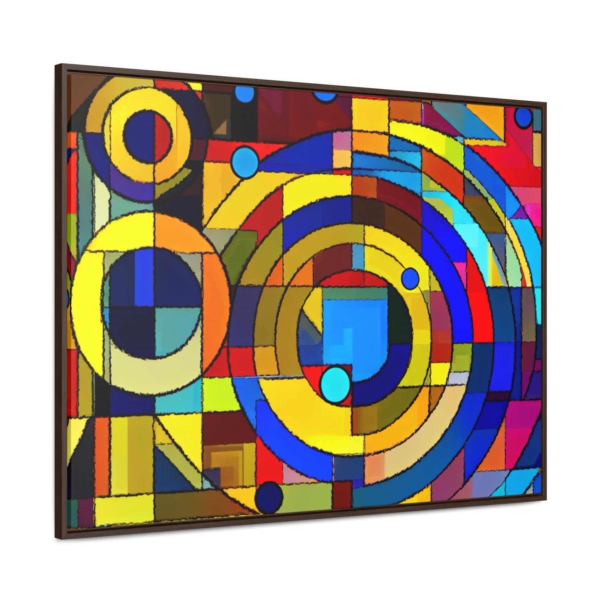 Dynamic Chaos and Harmony | Framed Canvas