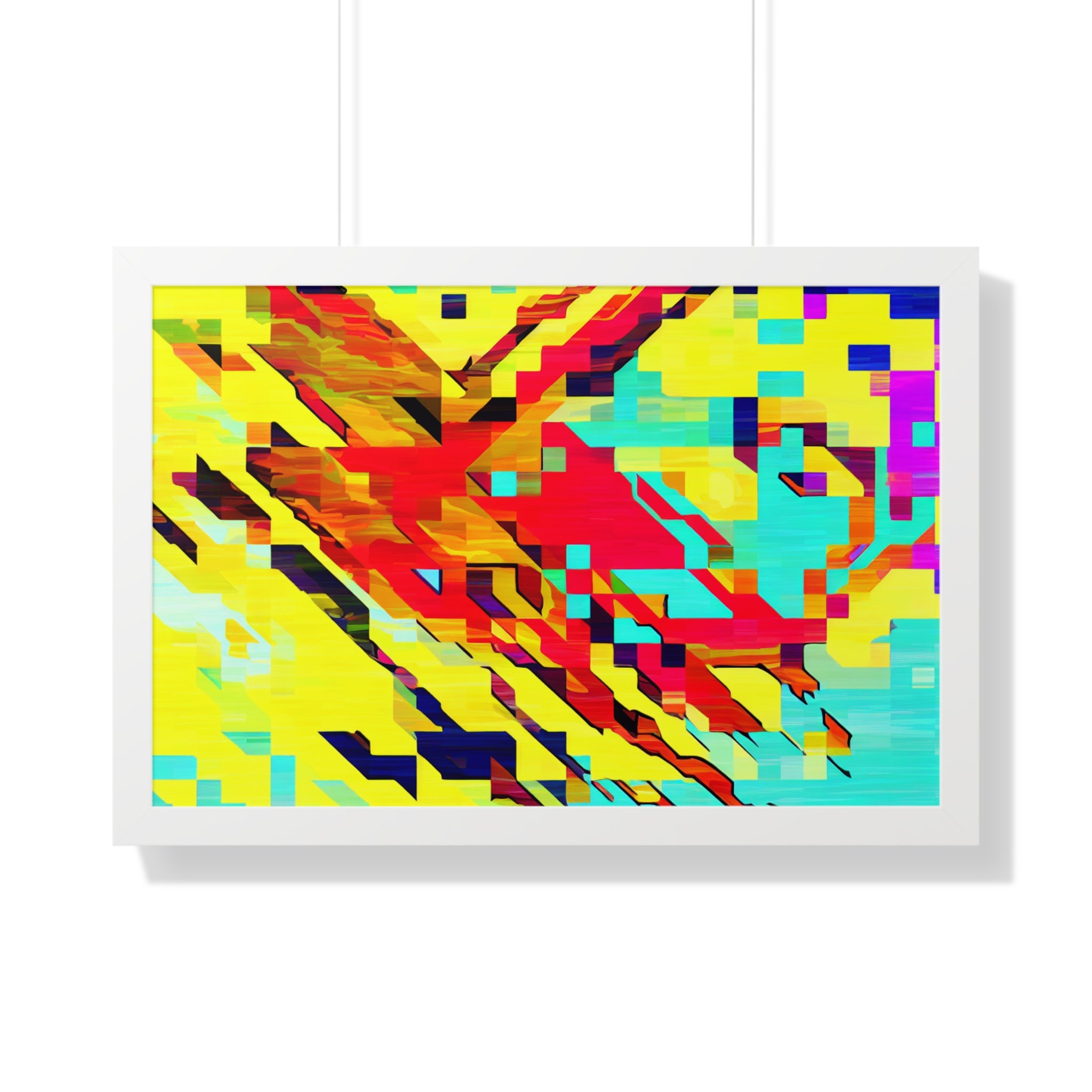 Euphoria in Pixels | Framed Print