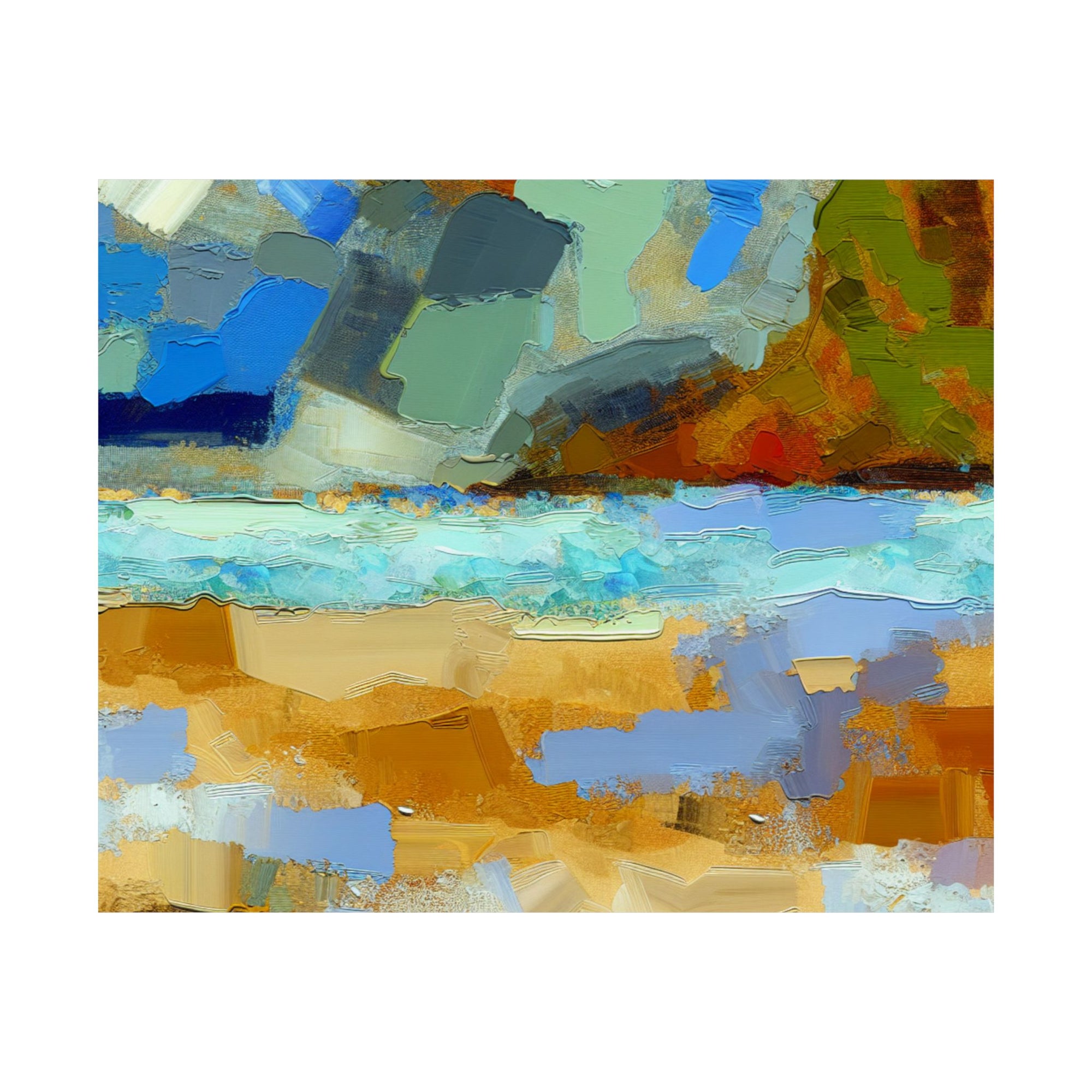 Seaside Reverie | Satin Print