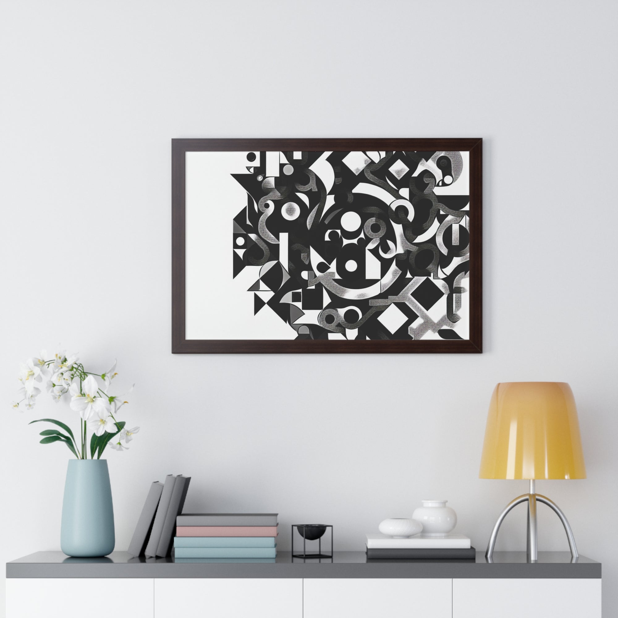 Eclipse of Contrast | Framed Print