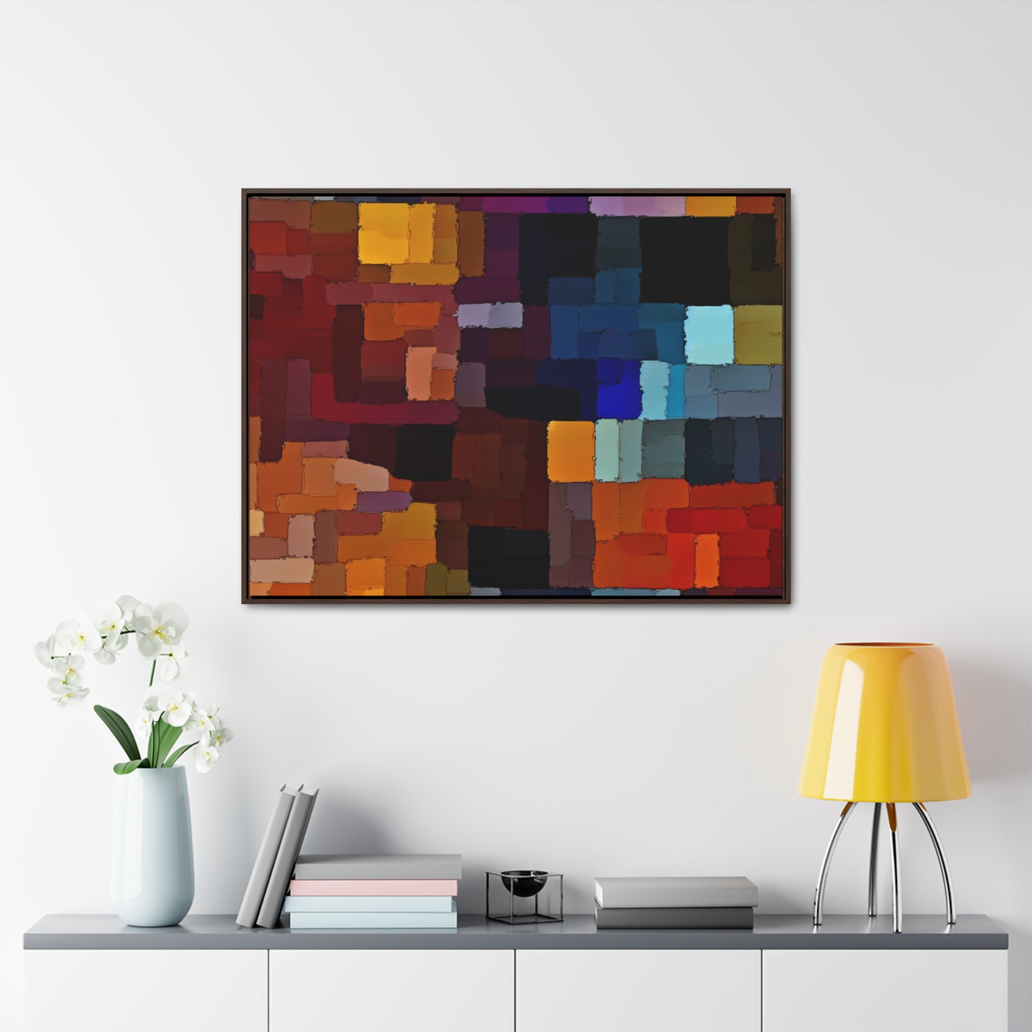 Kaleidoscope and Echoes | Framed Canvas