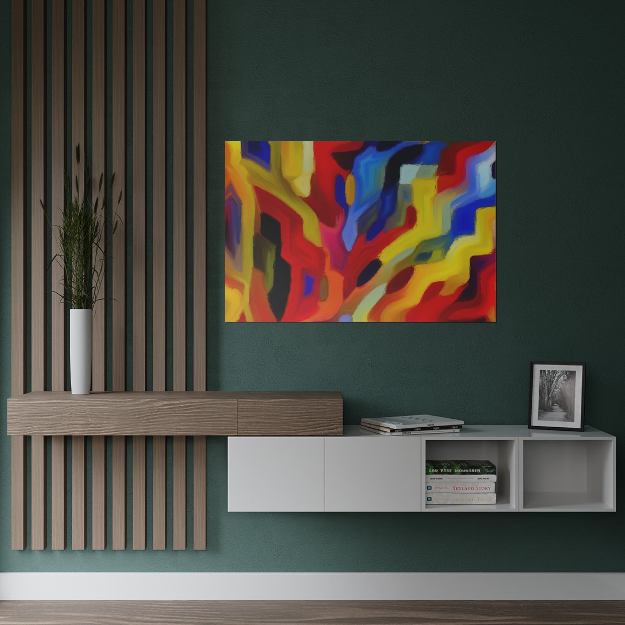 Chromatic Chaos Unveiled | Satin Print