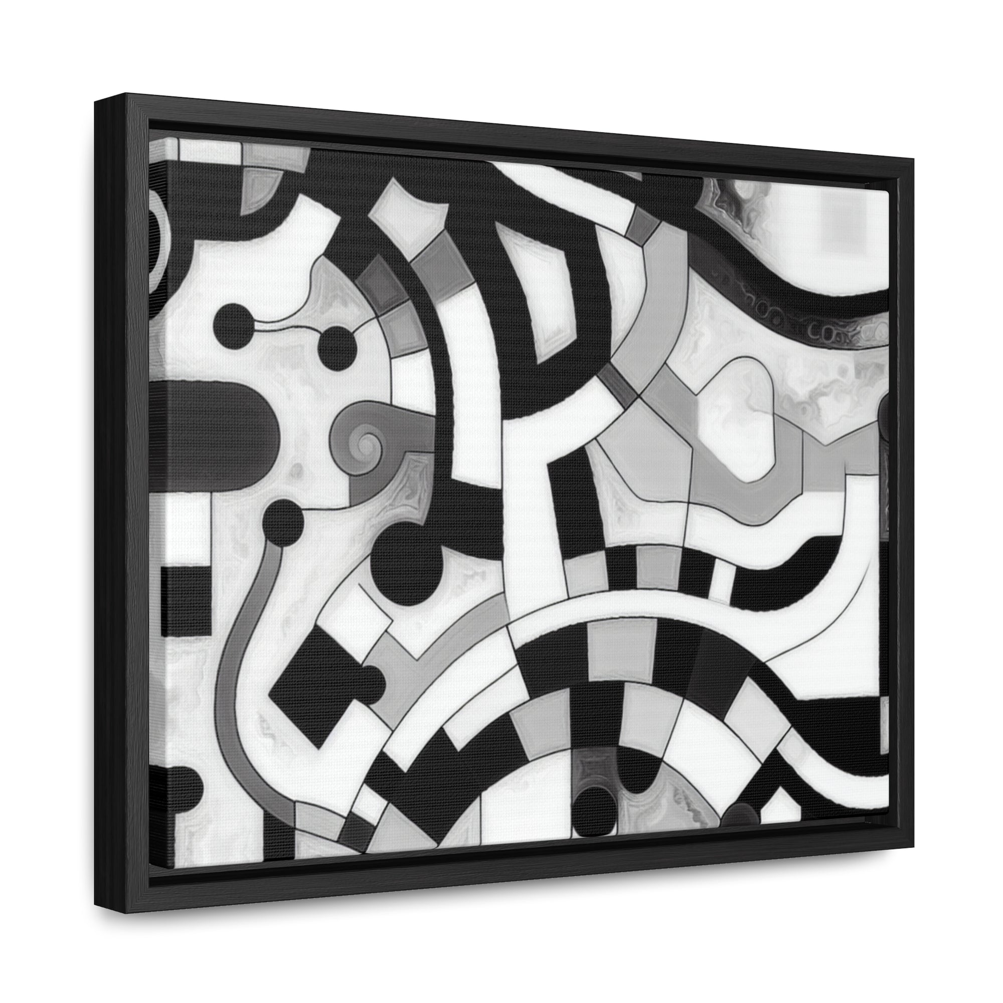 Rhythm of Shadows | Framed Canvas