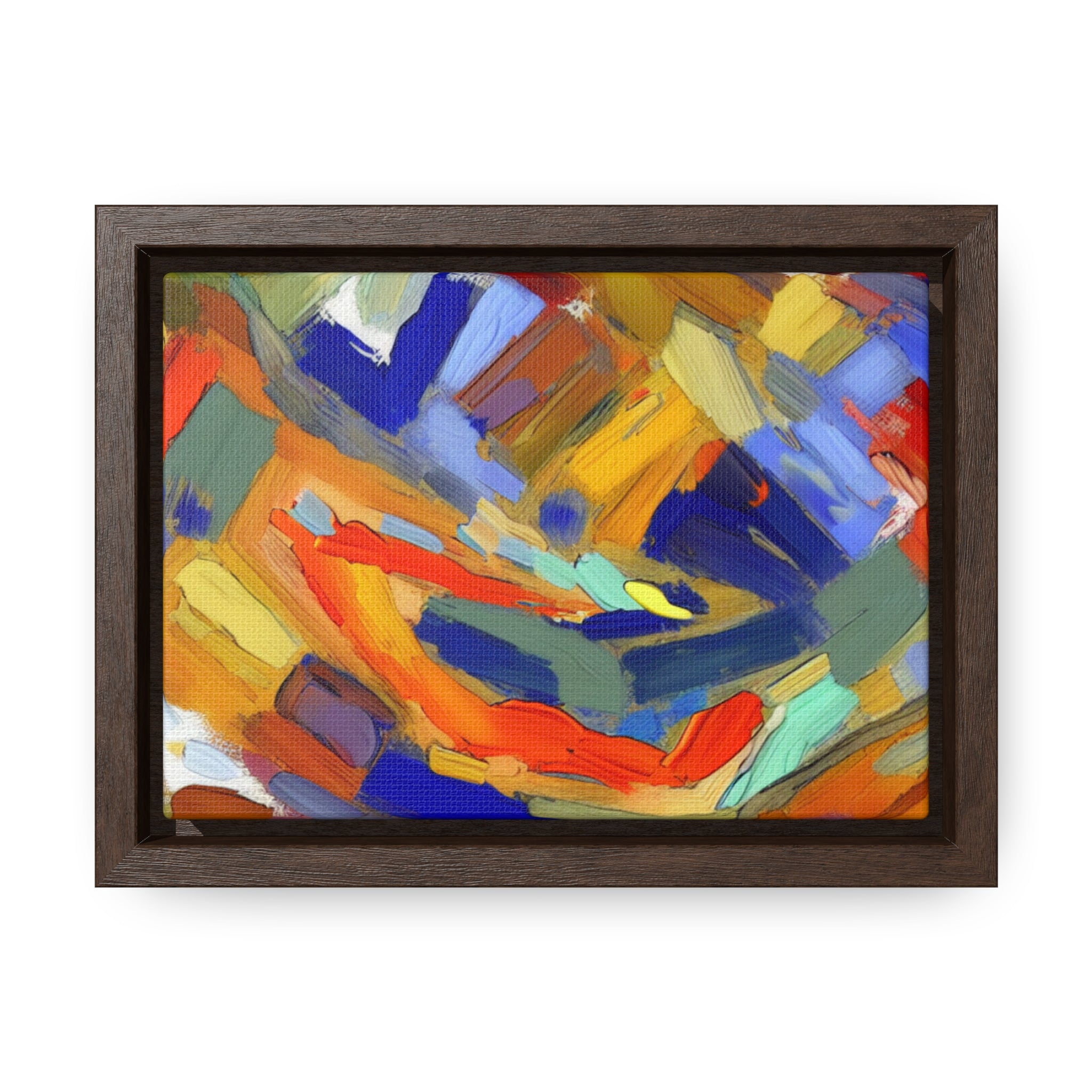 Kaleidoscopic Whirlwind | Framed Canvas