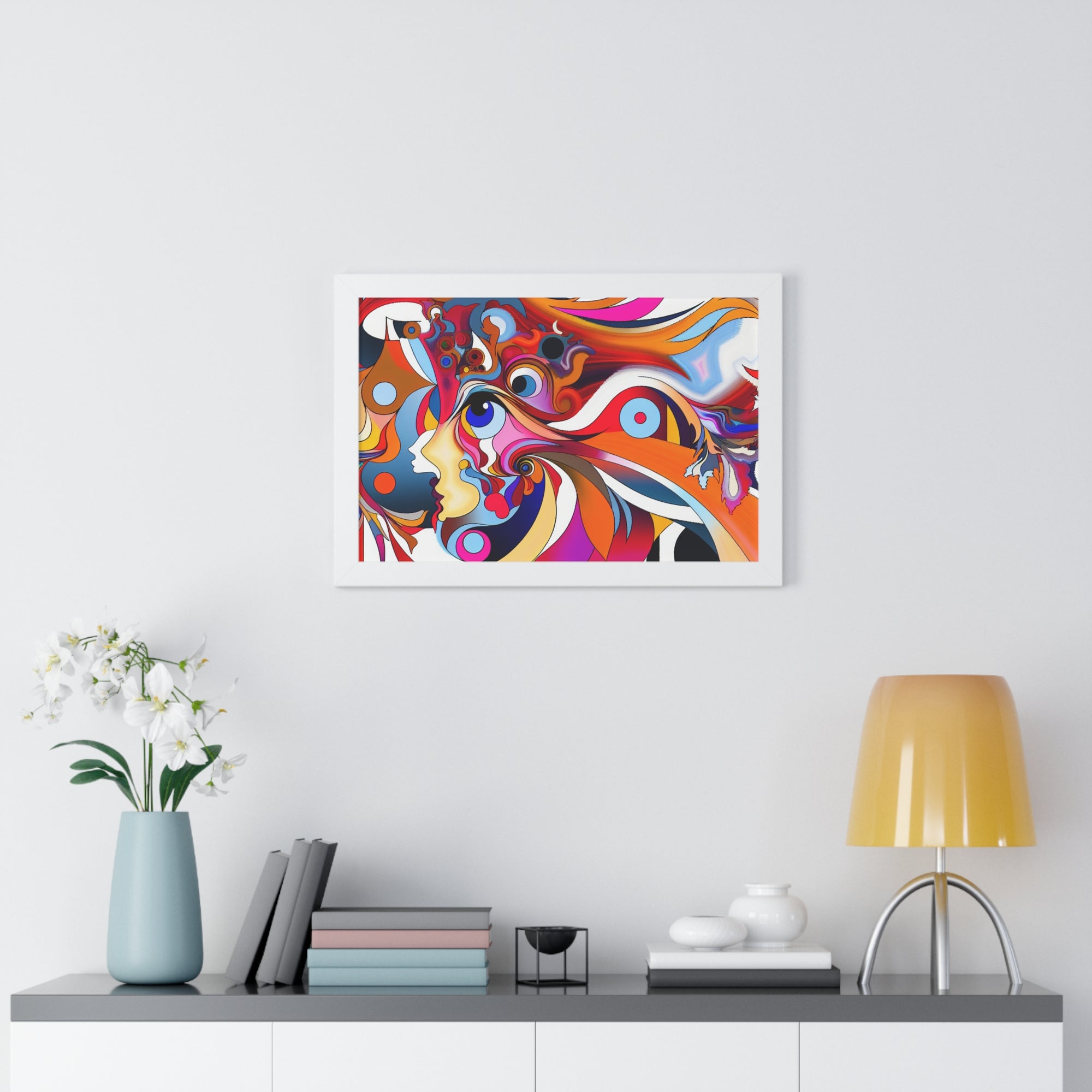 Chroma Dreamscape Fusion | Framed Print