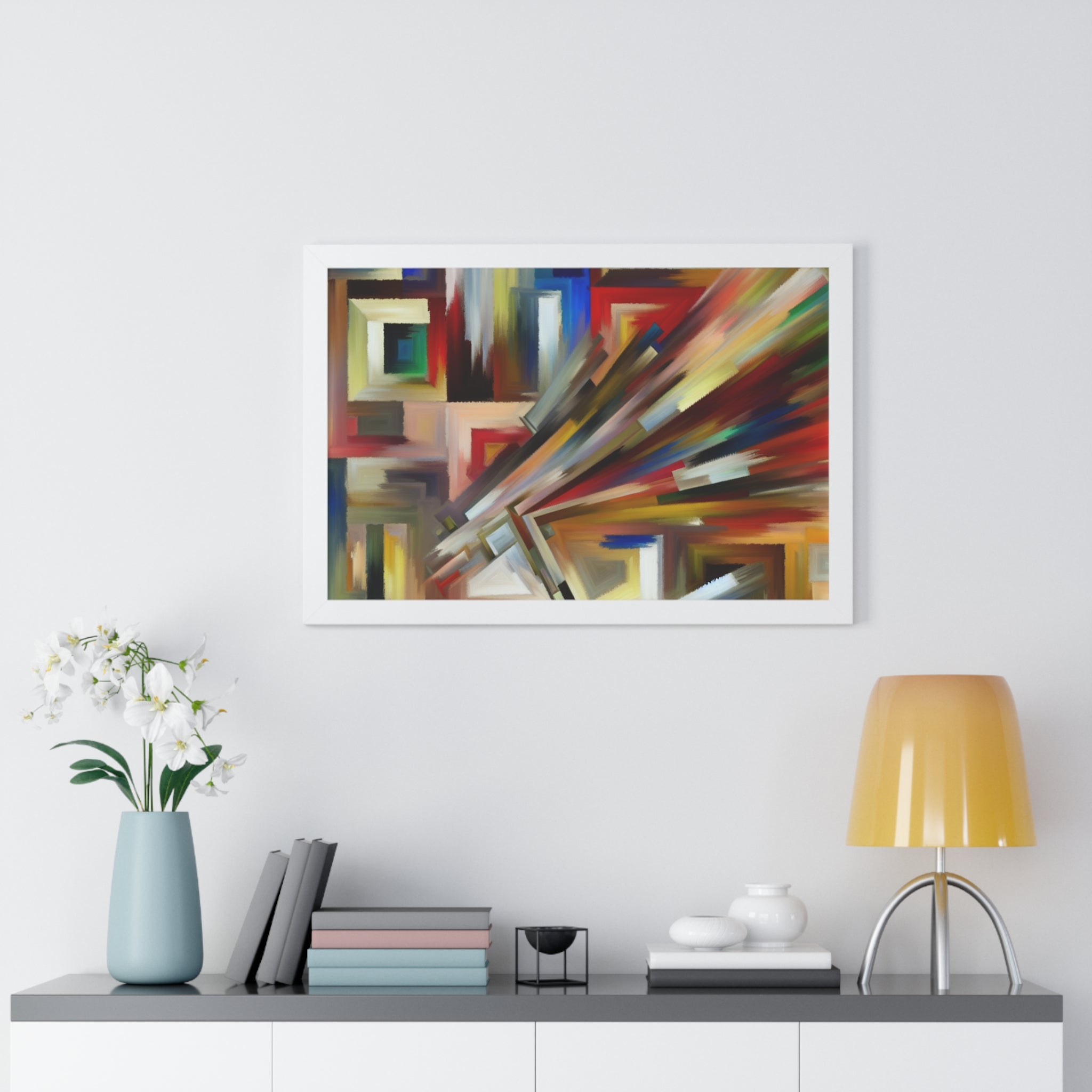 Urban Velocity and Chaos | Framed Print