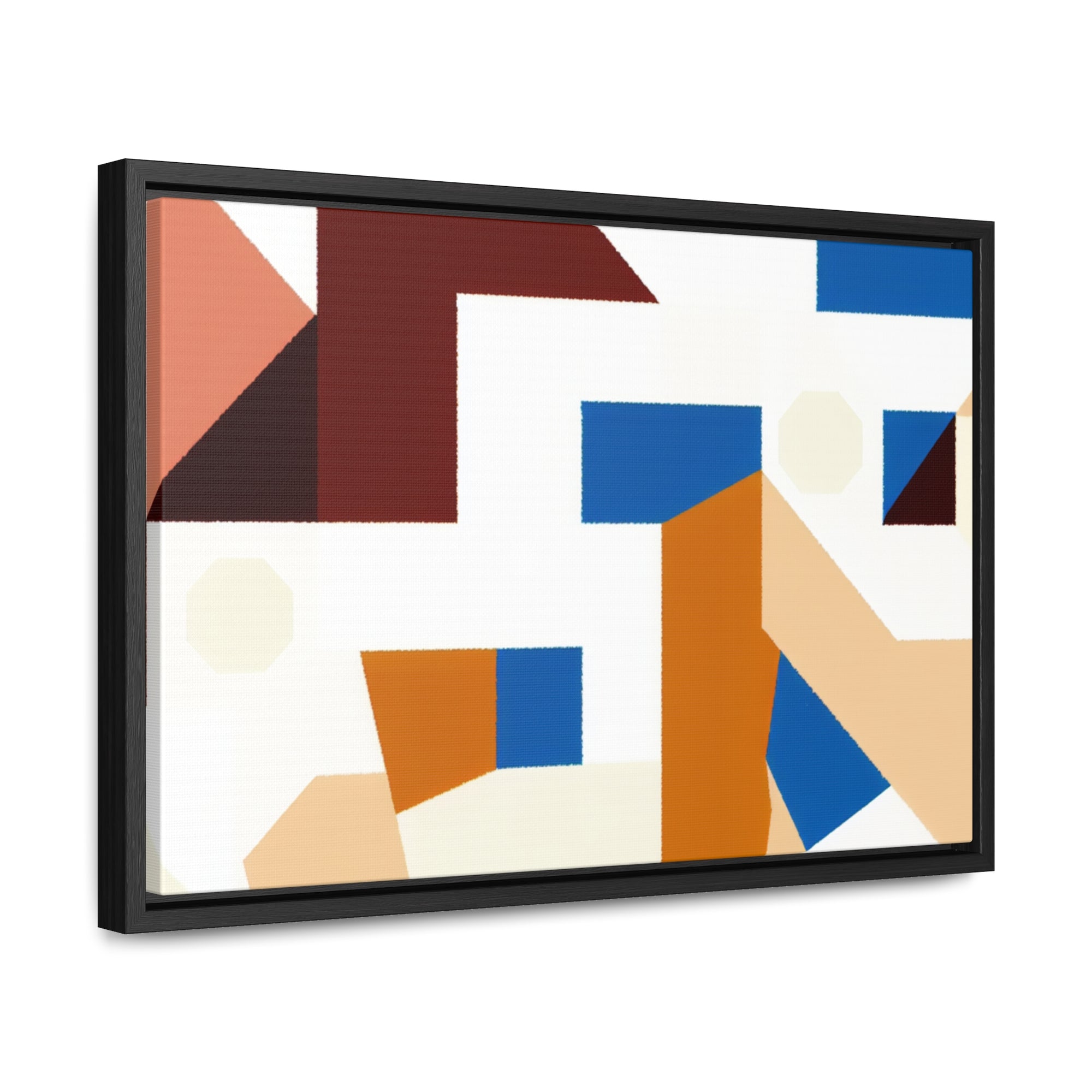 Rhythmic Fragments of Color | Framed Canvas