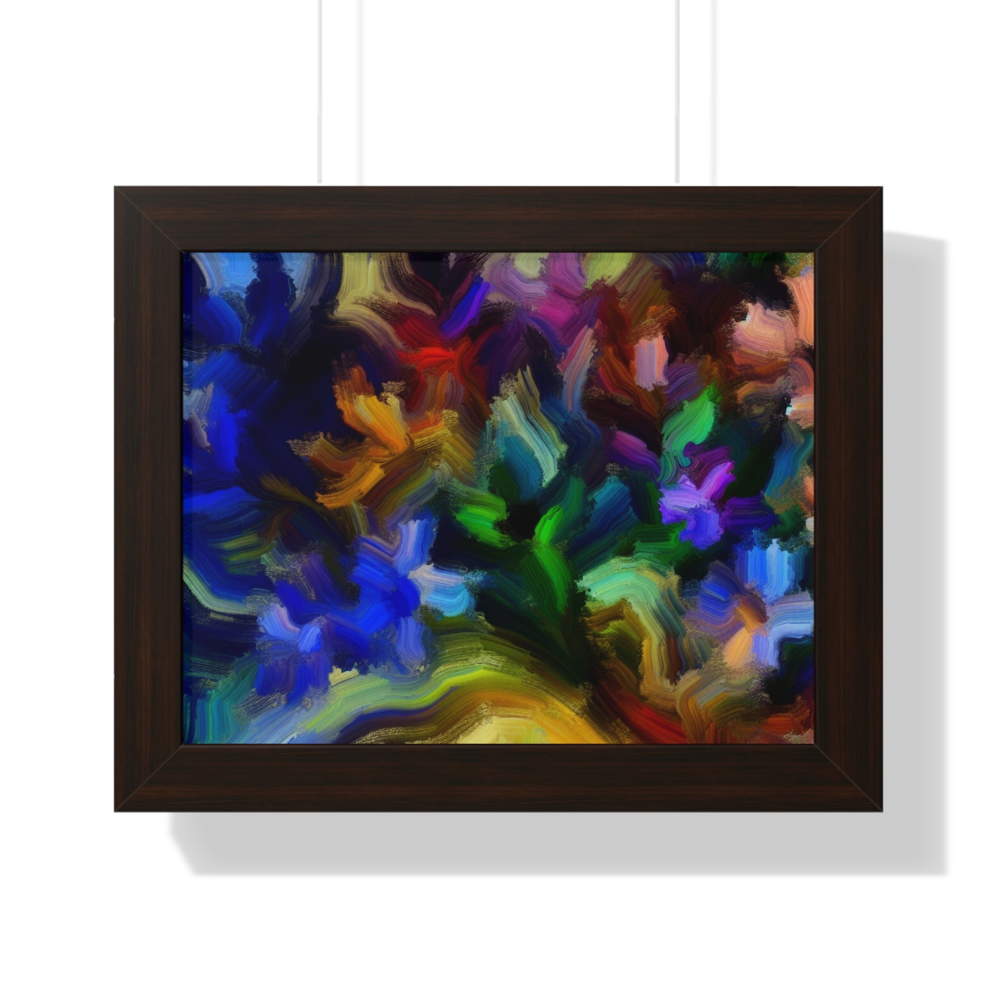 Vibrant Whispers of Flora | Framed Print