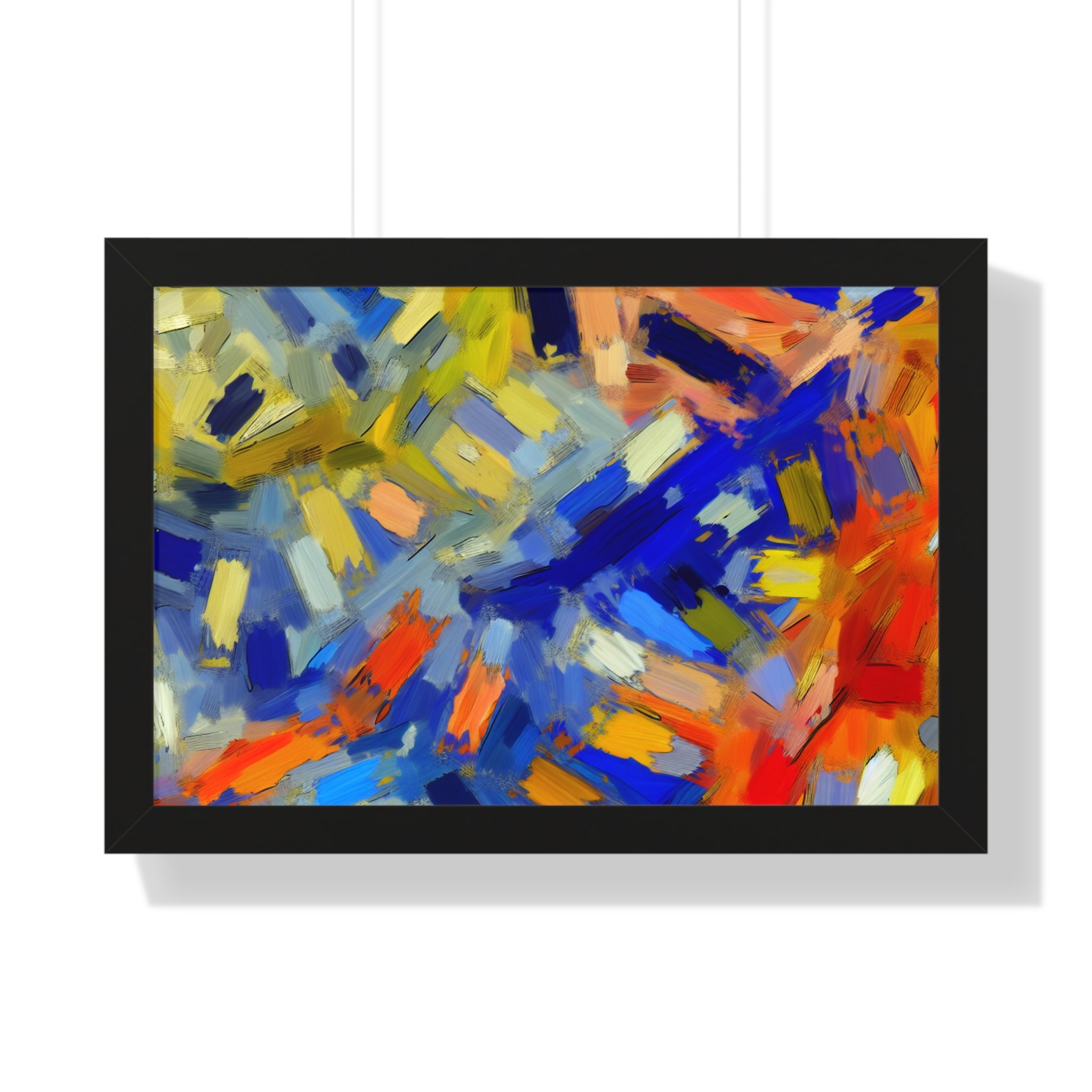 Chromatic Dance of Emotion | Framed Print