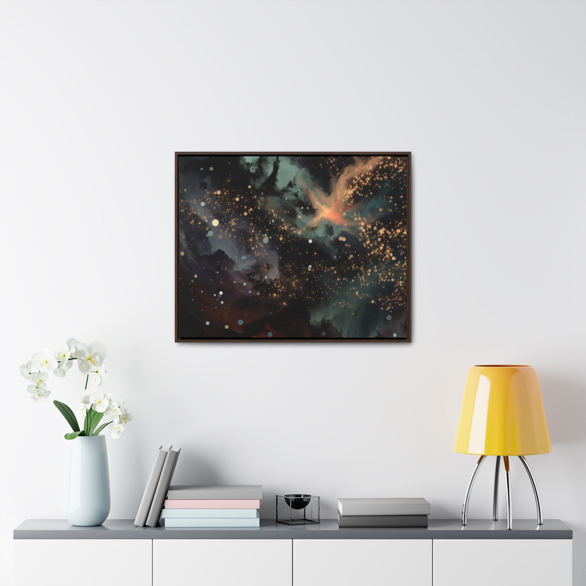 Ethereal Whispers of Infinity | Framed Canvas