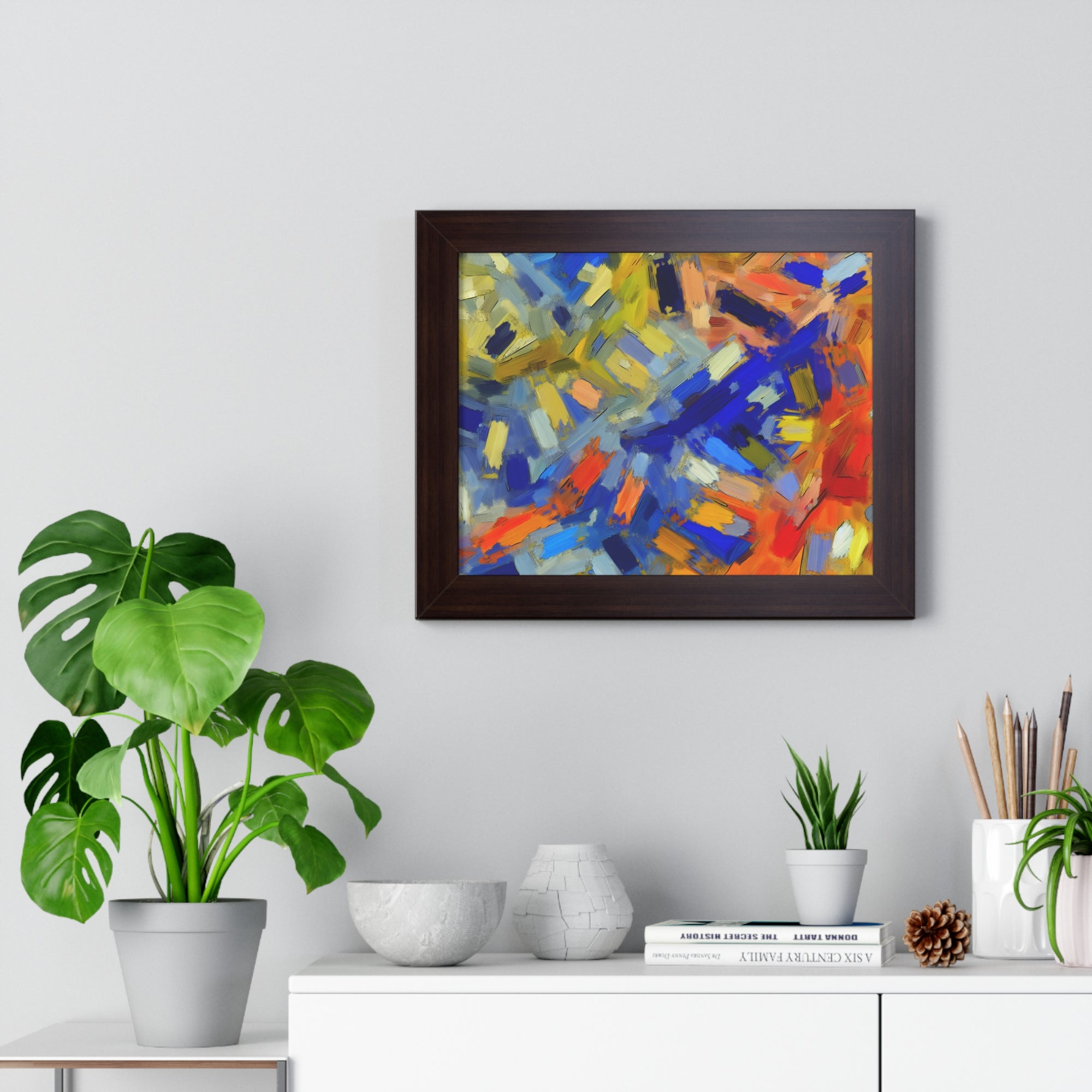 Chromatic Dance of Emotion | Framed Print