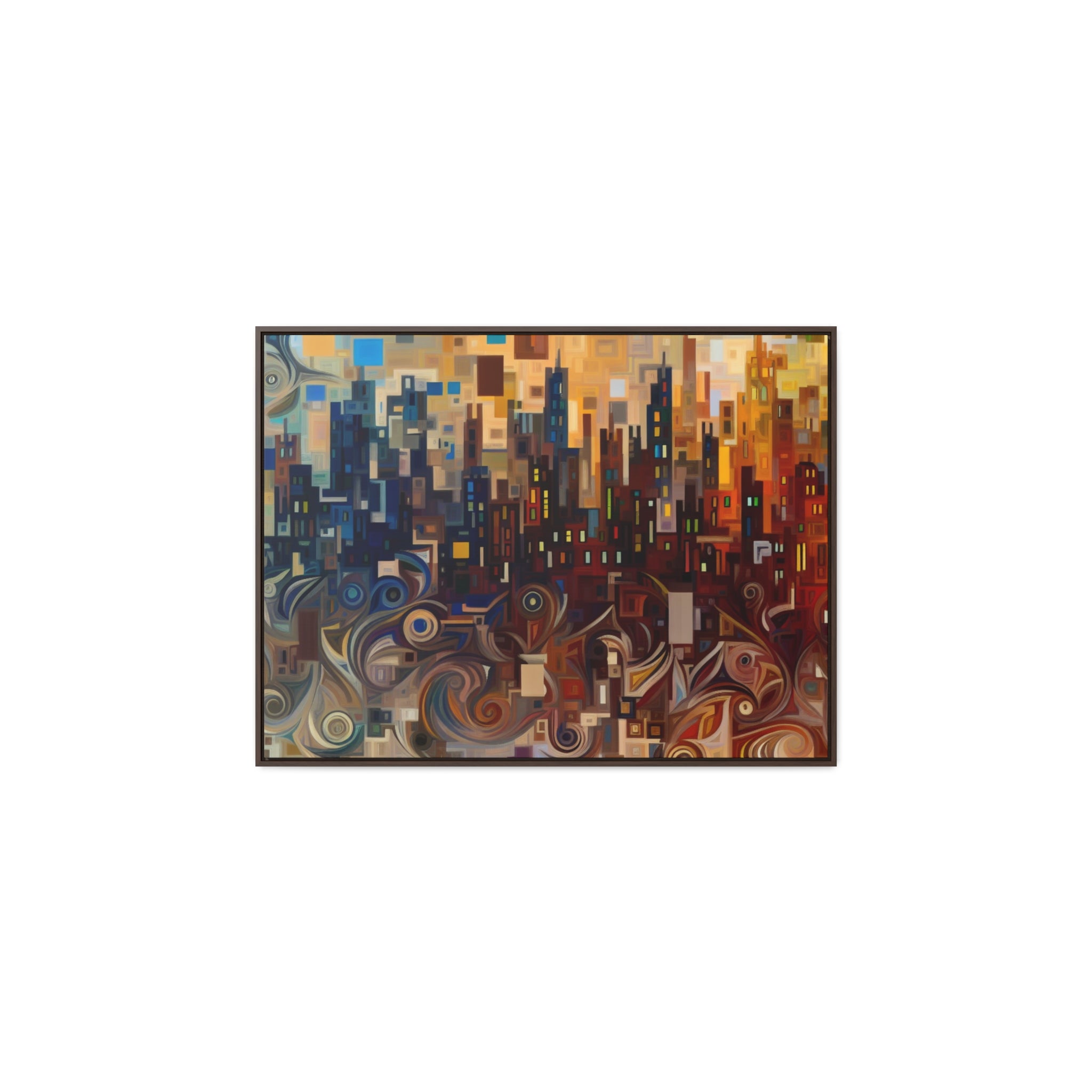 Metropolitan Rhythm | Framed Canvas