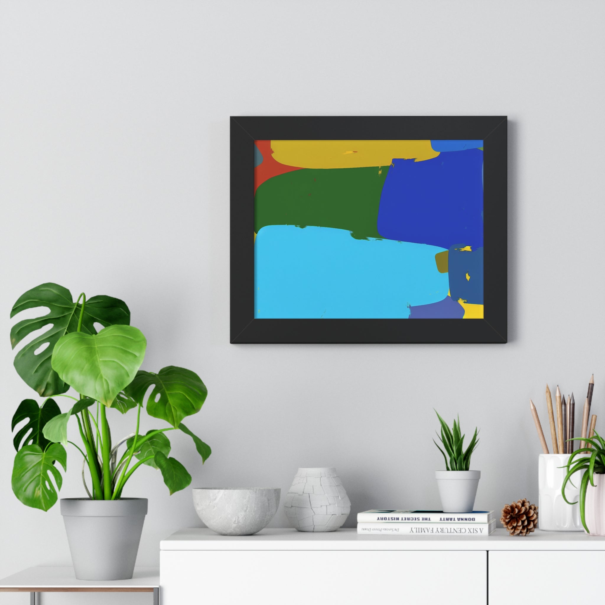 Vibrant Echoes of Energy | Framed Print