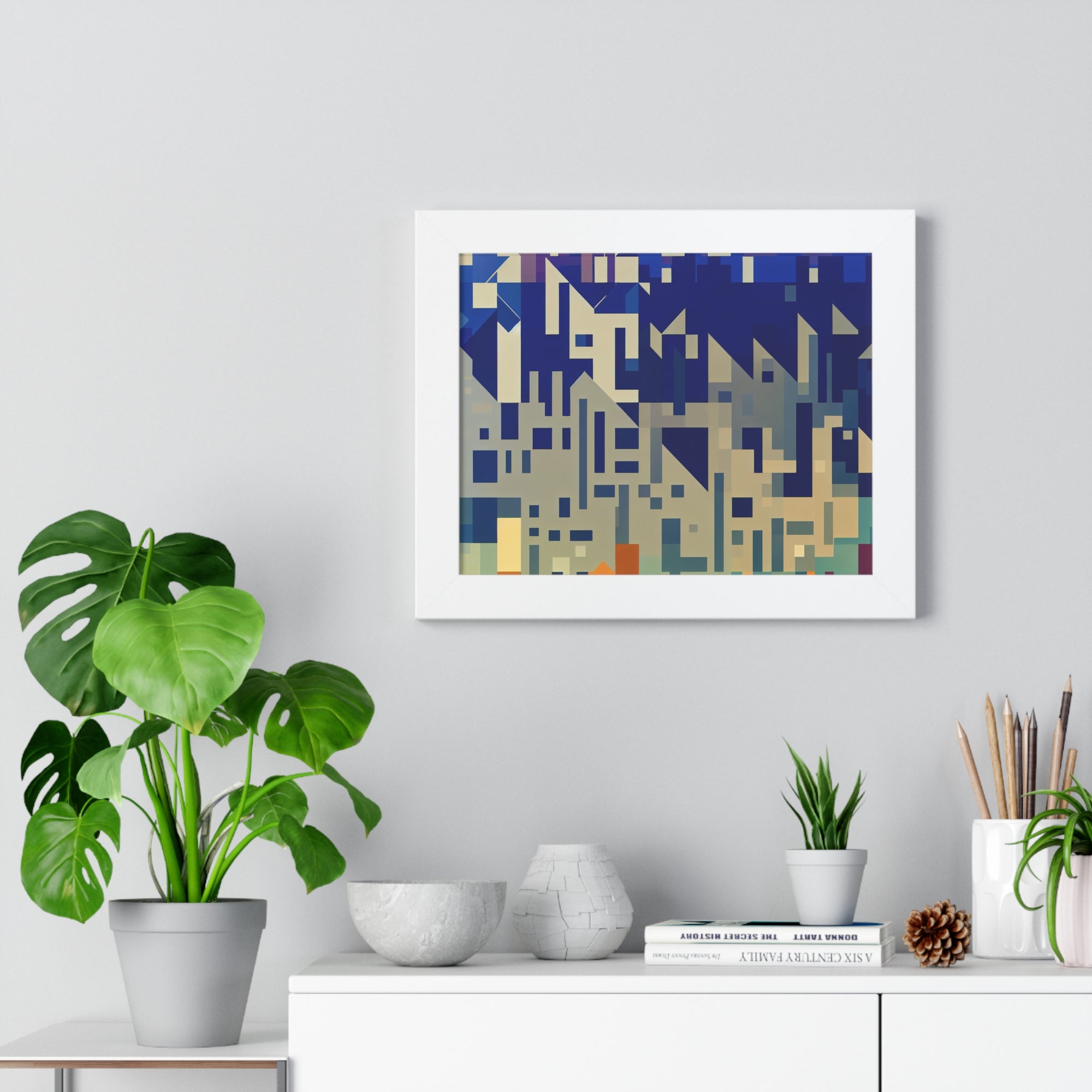 Urban Echoes and Silhouettes | Framed Print