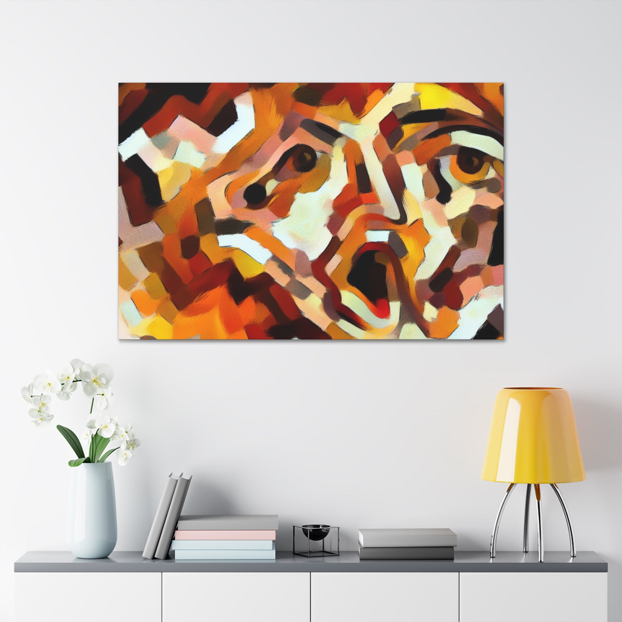 Fiery Unraveling and Dread | Canvas