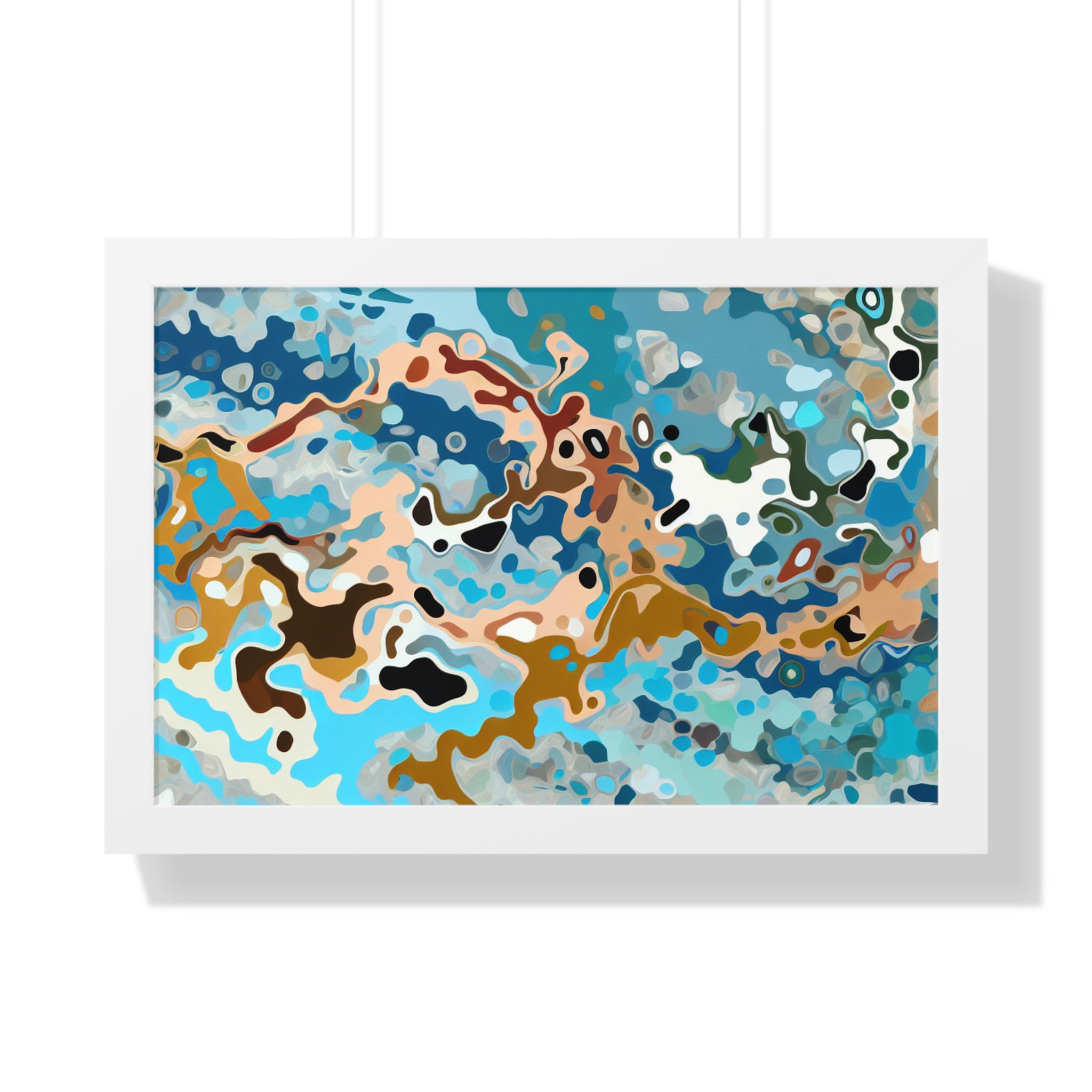 Tidal Whispers and Sands | Framed Print