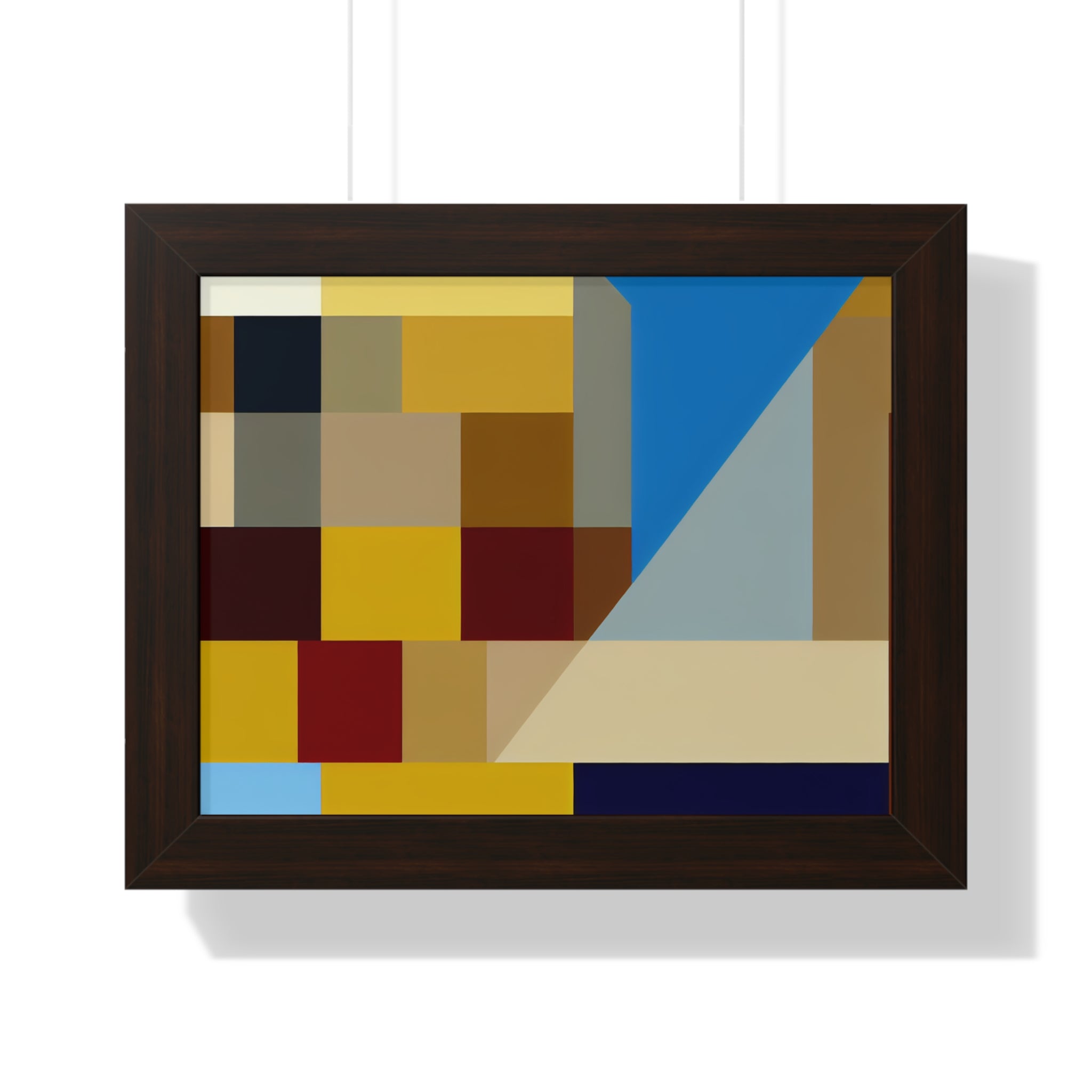 Colorful Geometric Symphony | Framed Print