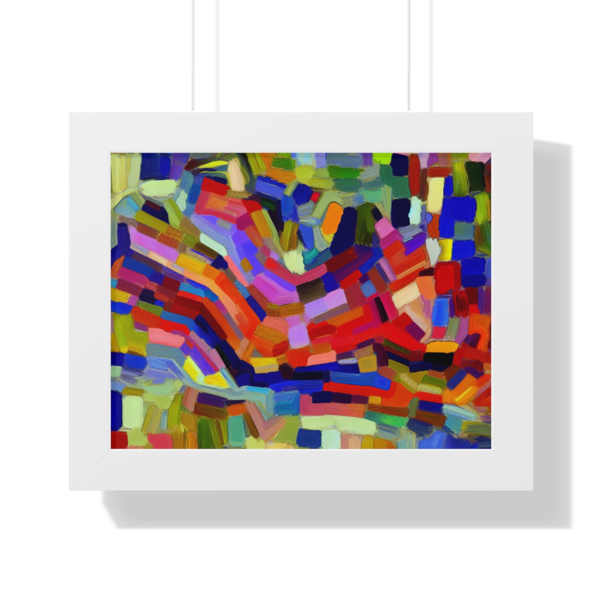 Vivid Echoes in Motion | Framed Print