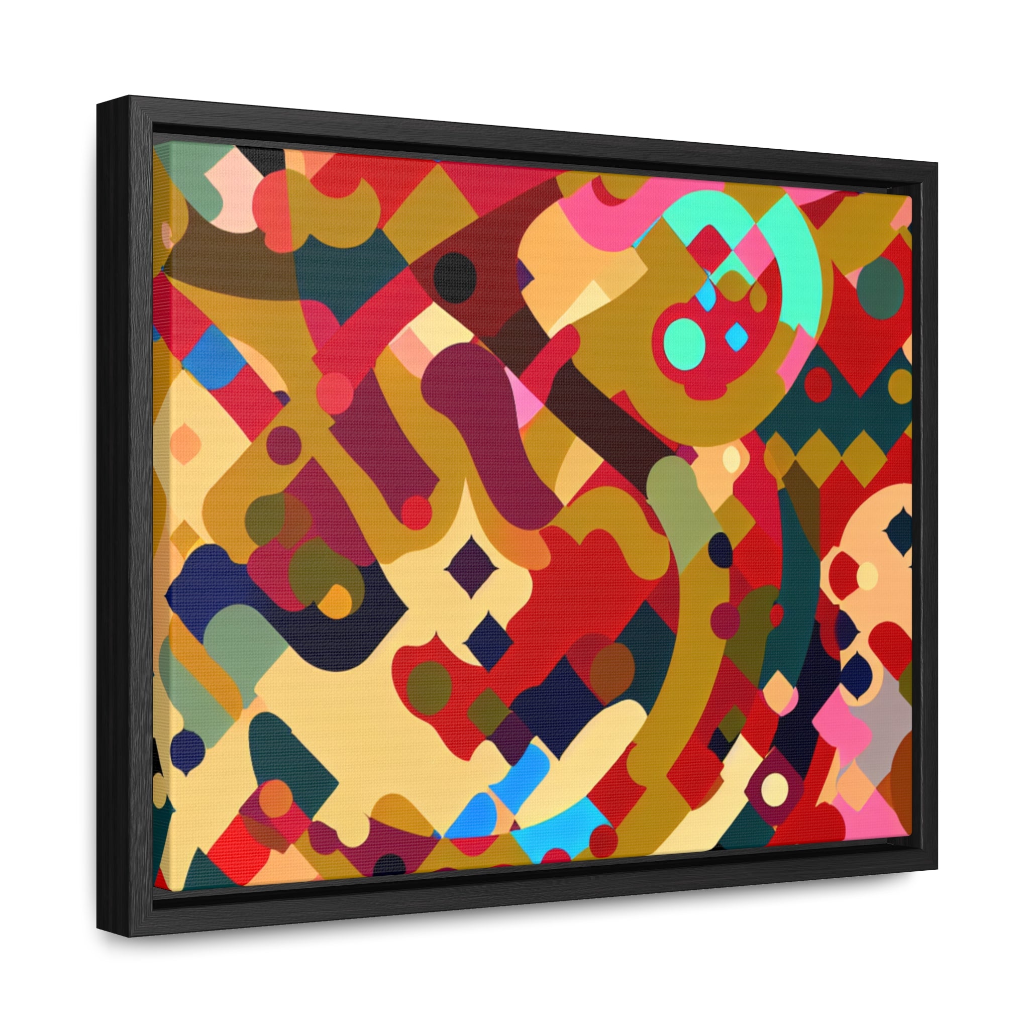 Whispers of Color and Form | Framed Canvas