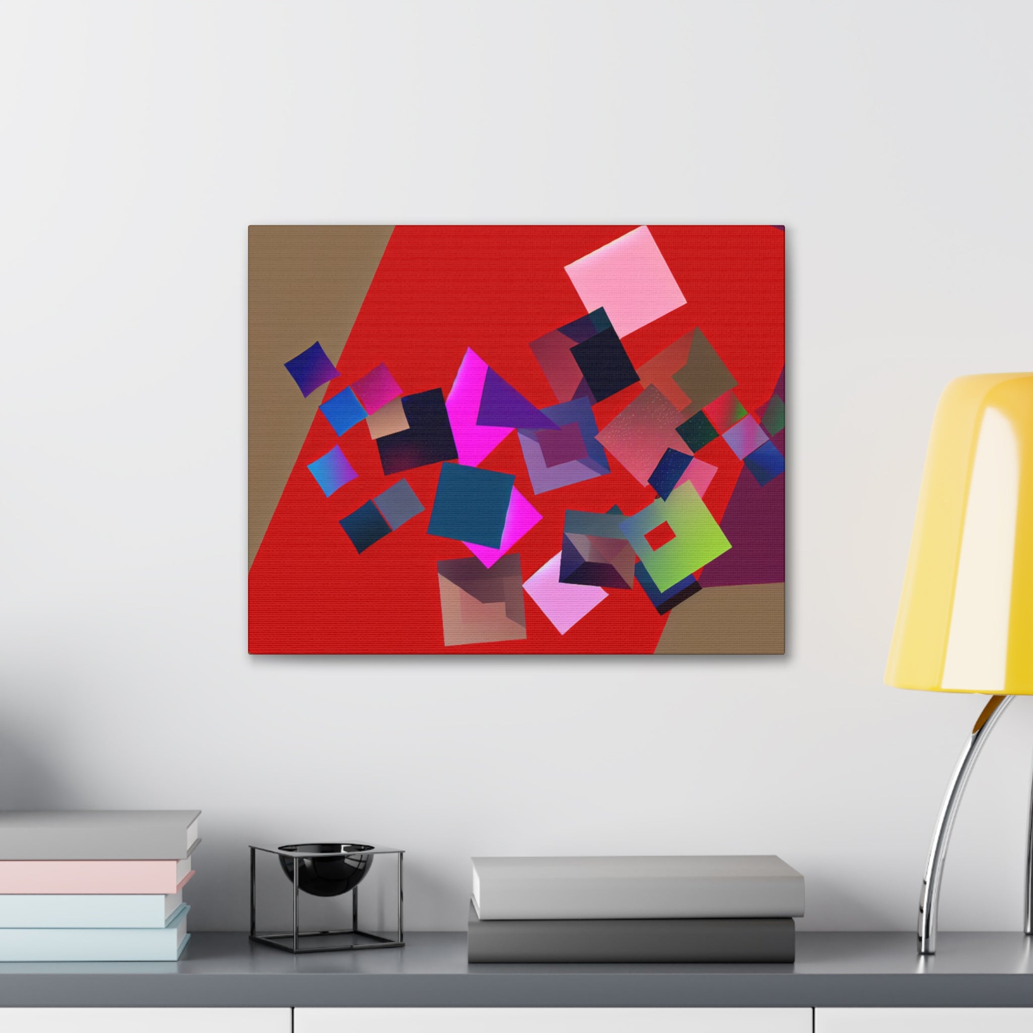 Vibrant Square Serenade | Canvas