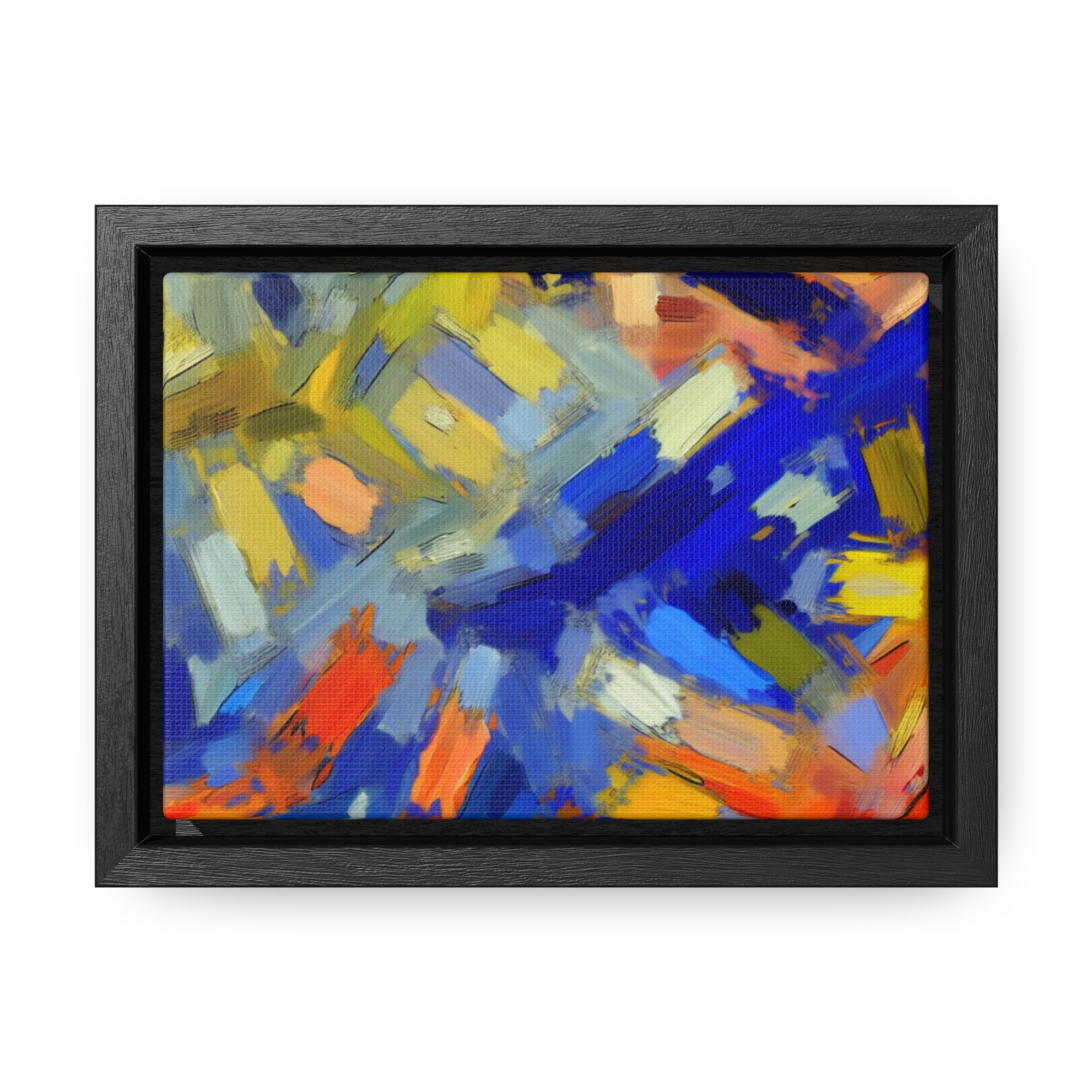 Chromatic Dance of Emotion | Framed Canvas