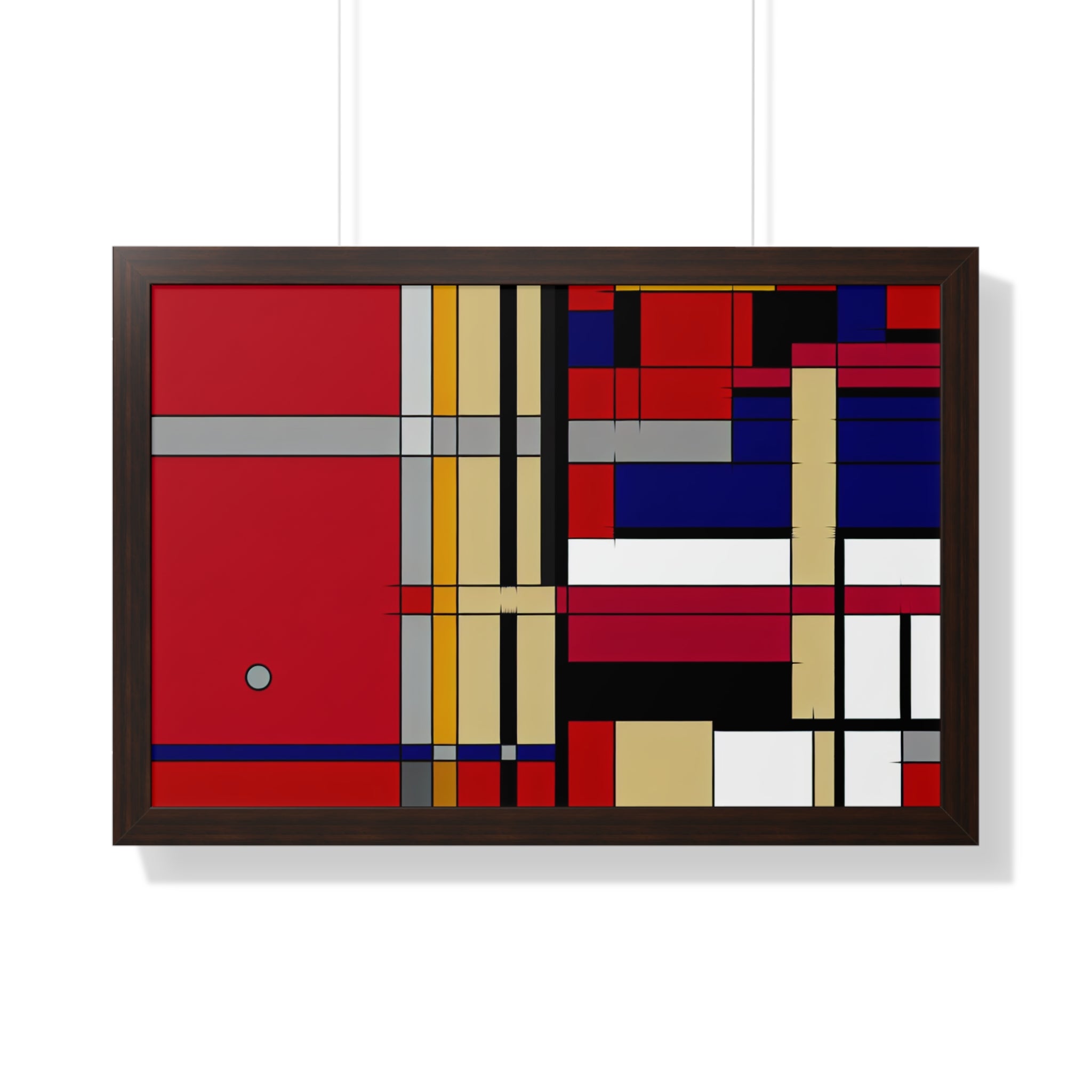 Dynamic Harmony of Shapes | Framed Print