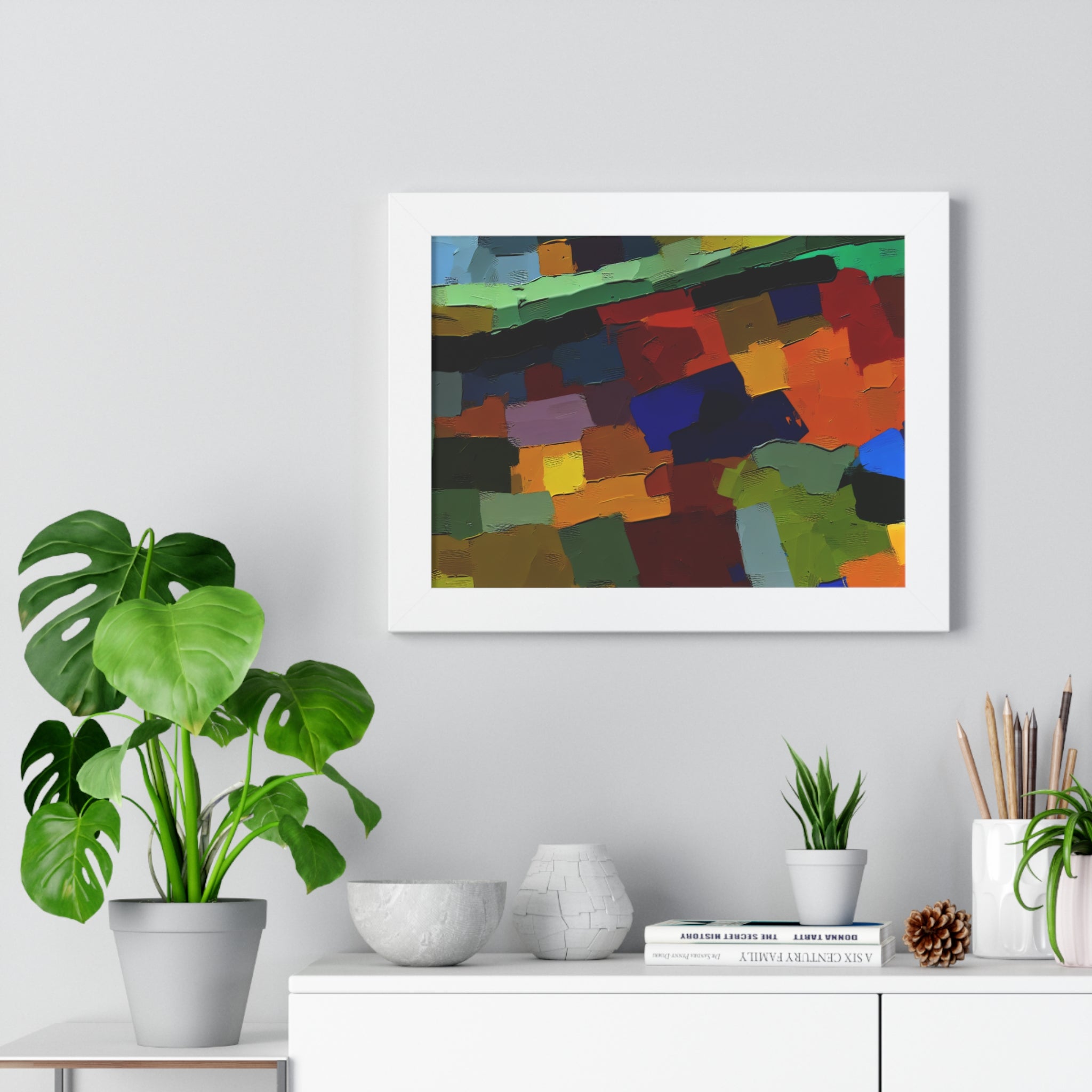 Chromatic Drift and Depth | Framed Print