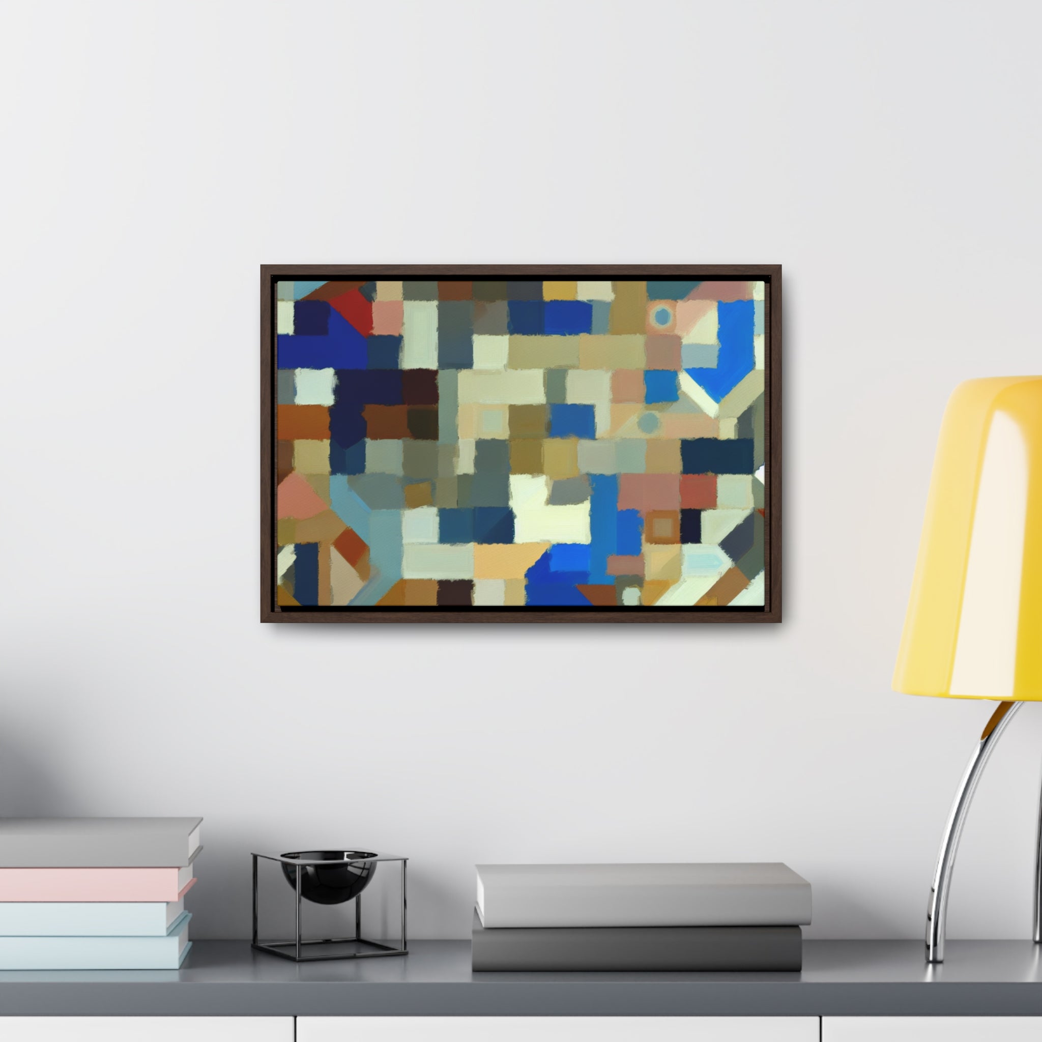 Fractured Symphony of Color | Framed Canvas