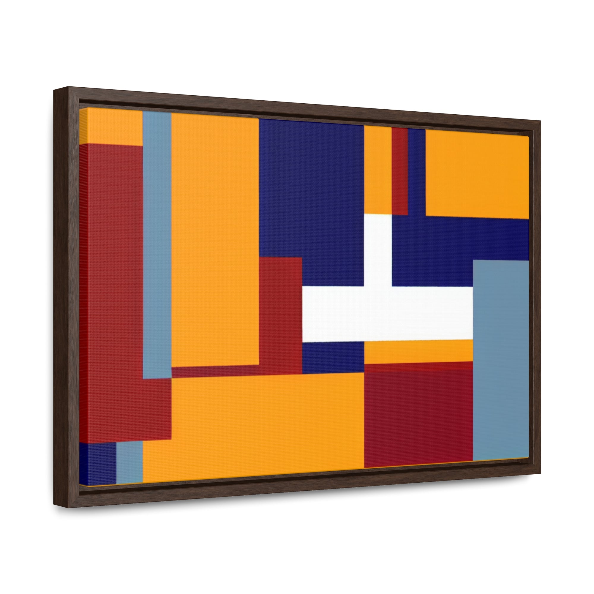 Harmony in Geometry | Framed Canvas